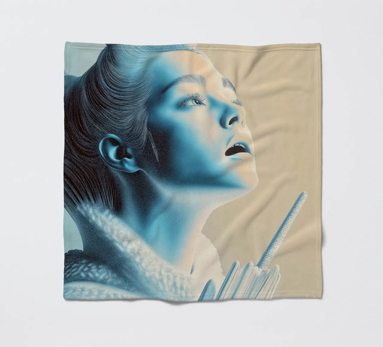Sguardo celeste coperta in pile da Synthaira
