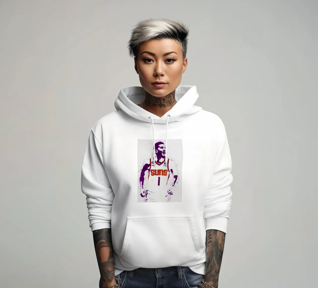 Devin Booker Phoenix Suns sudadera con capucha de tenten