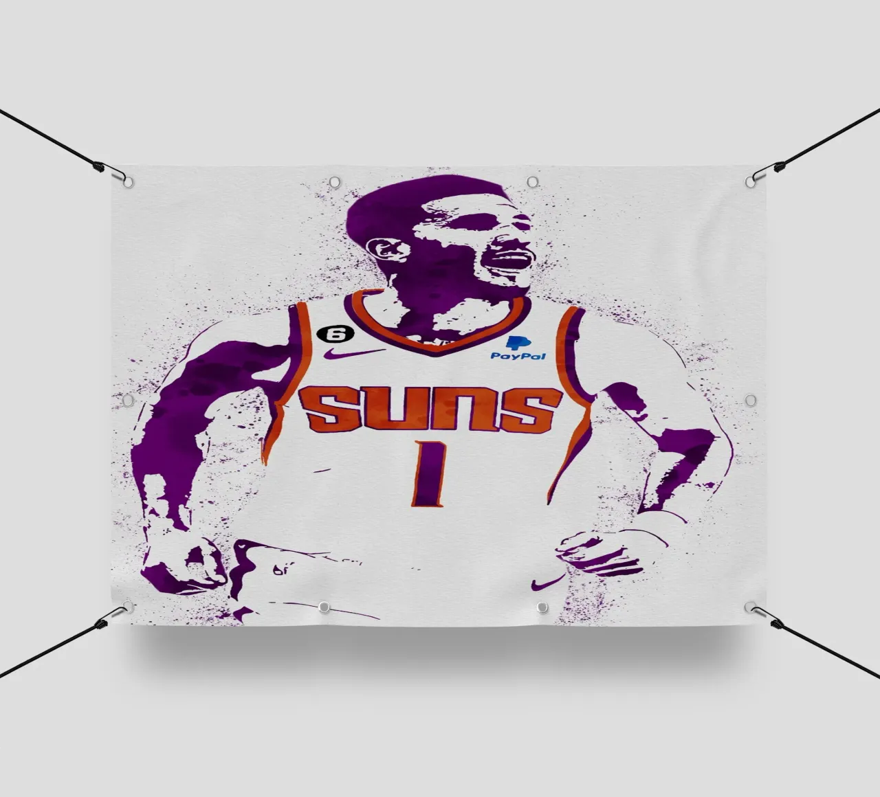 Devin Booker Phoenix Suns telo in pvc da tenten