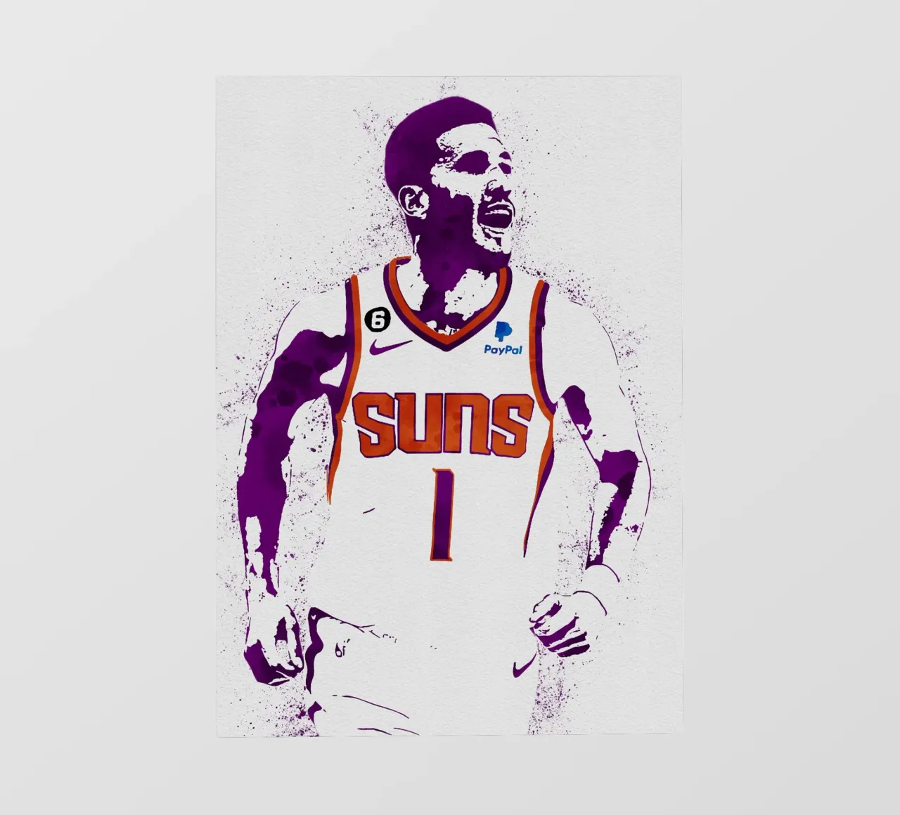 Devin Booker Phoenix Suns telo in pvc da tenten