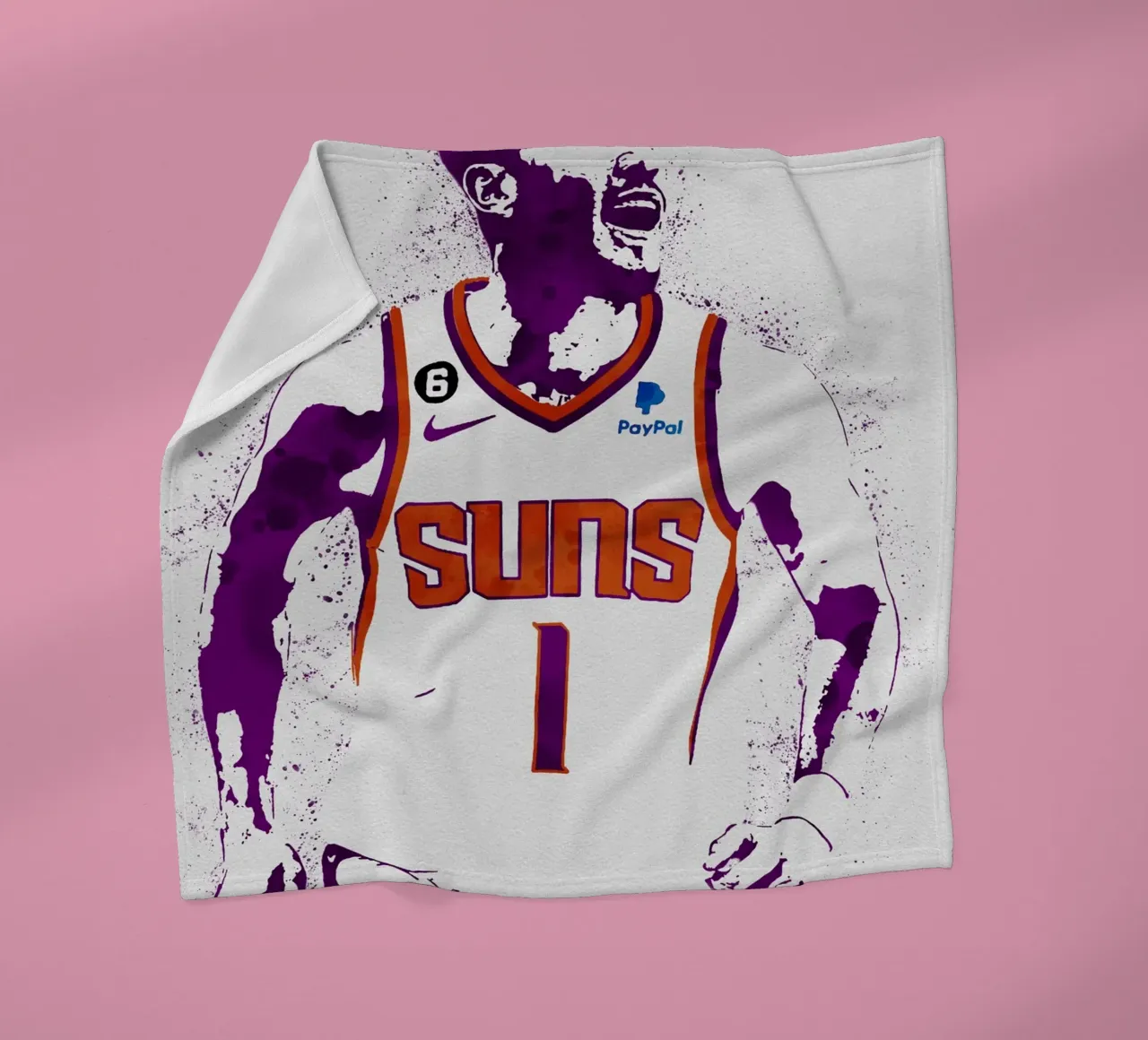 Devin Booker Phoenix Suns coperta in pile da tenten