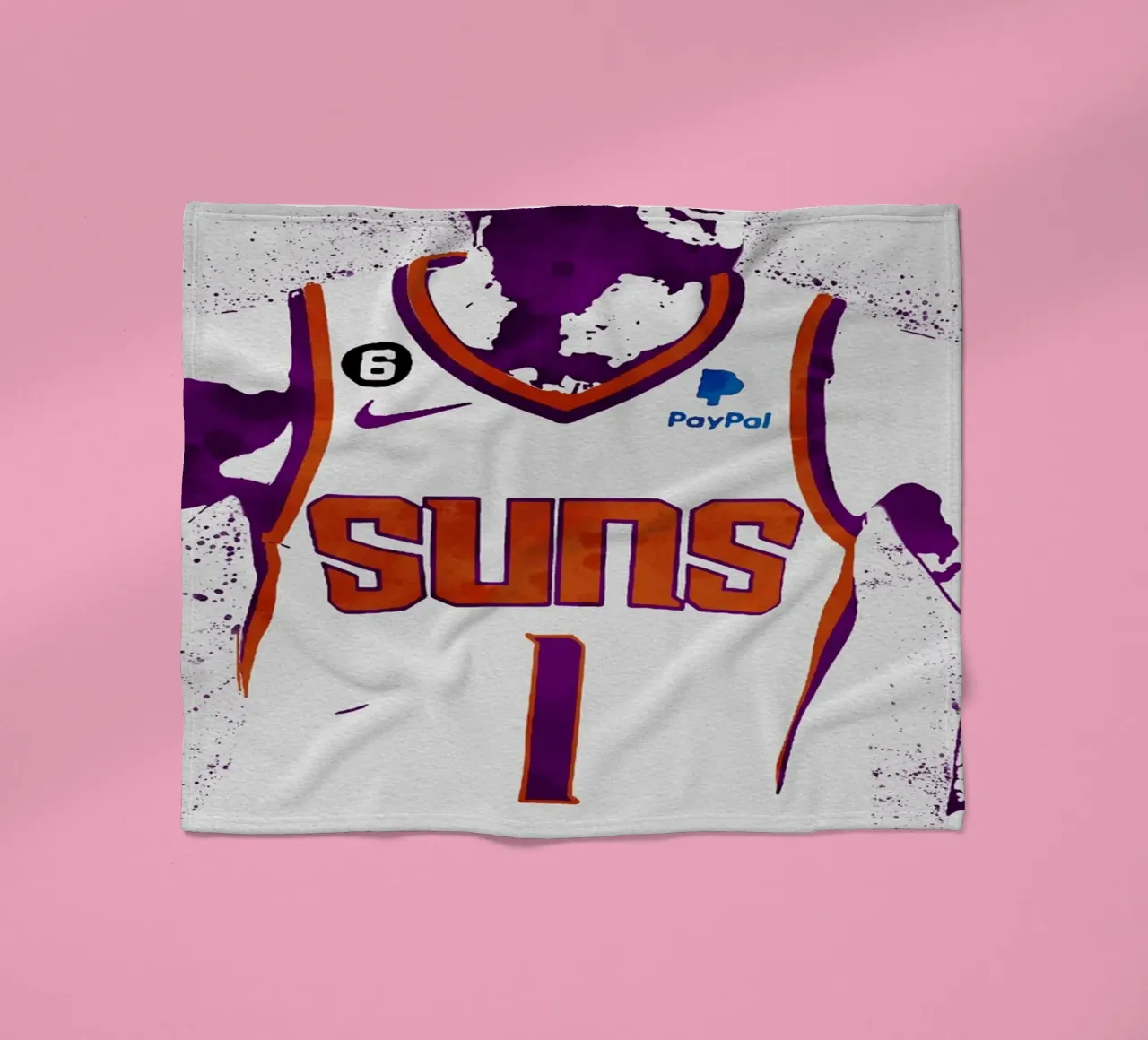 Devin Booker Phoenix Suns coperta in pile da tenten