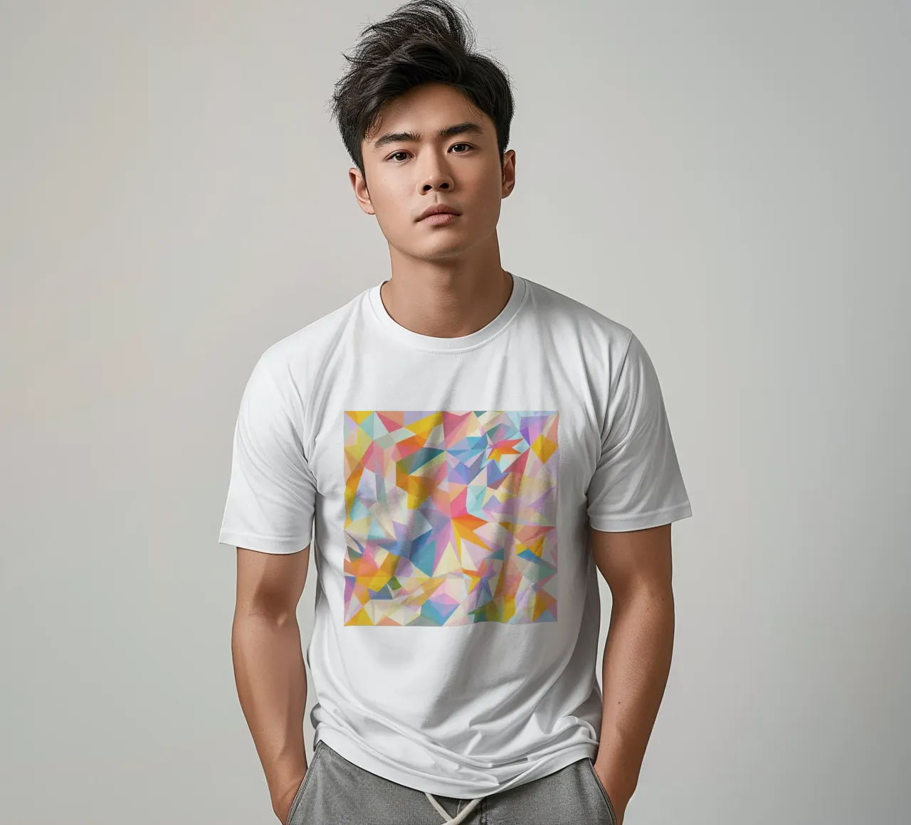 Sogno colorato - Forme astratte e colorate t-shirt da lovely lines