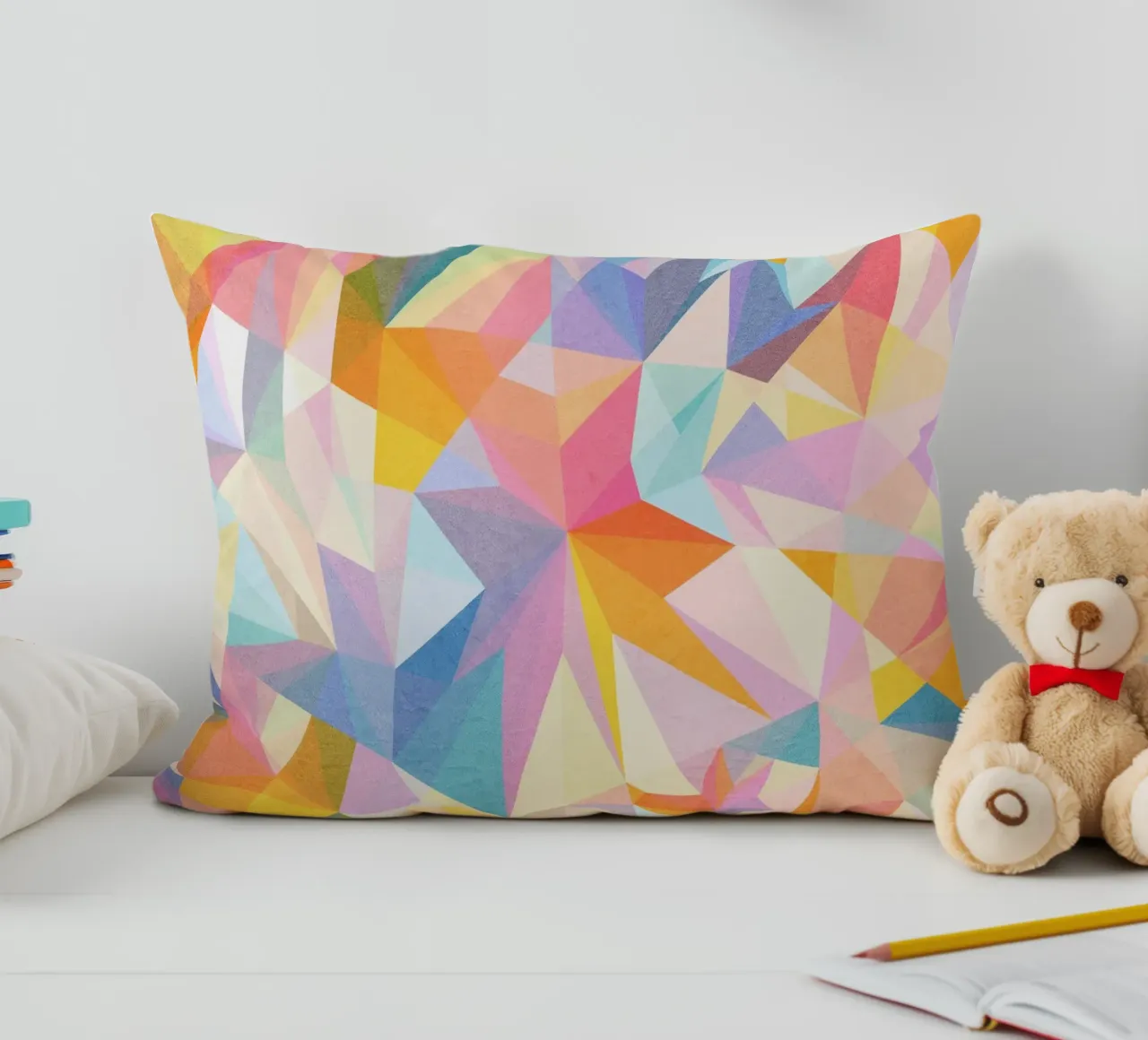 Sogno colorato - Forme astratte e colorate cuscino da Abstract 888