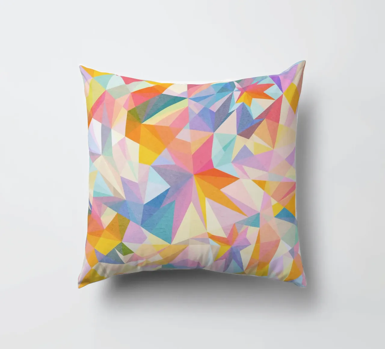Sogno colorato - Forme astratte e colorate cuscino da lovely lines