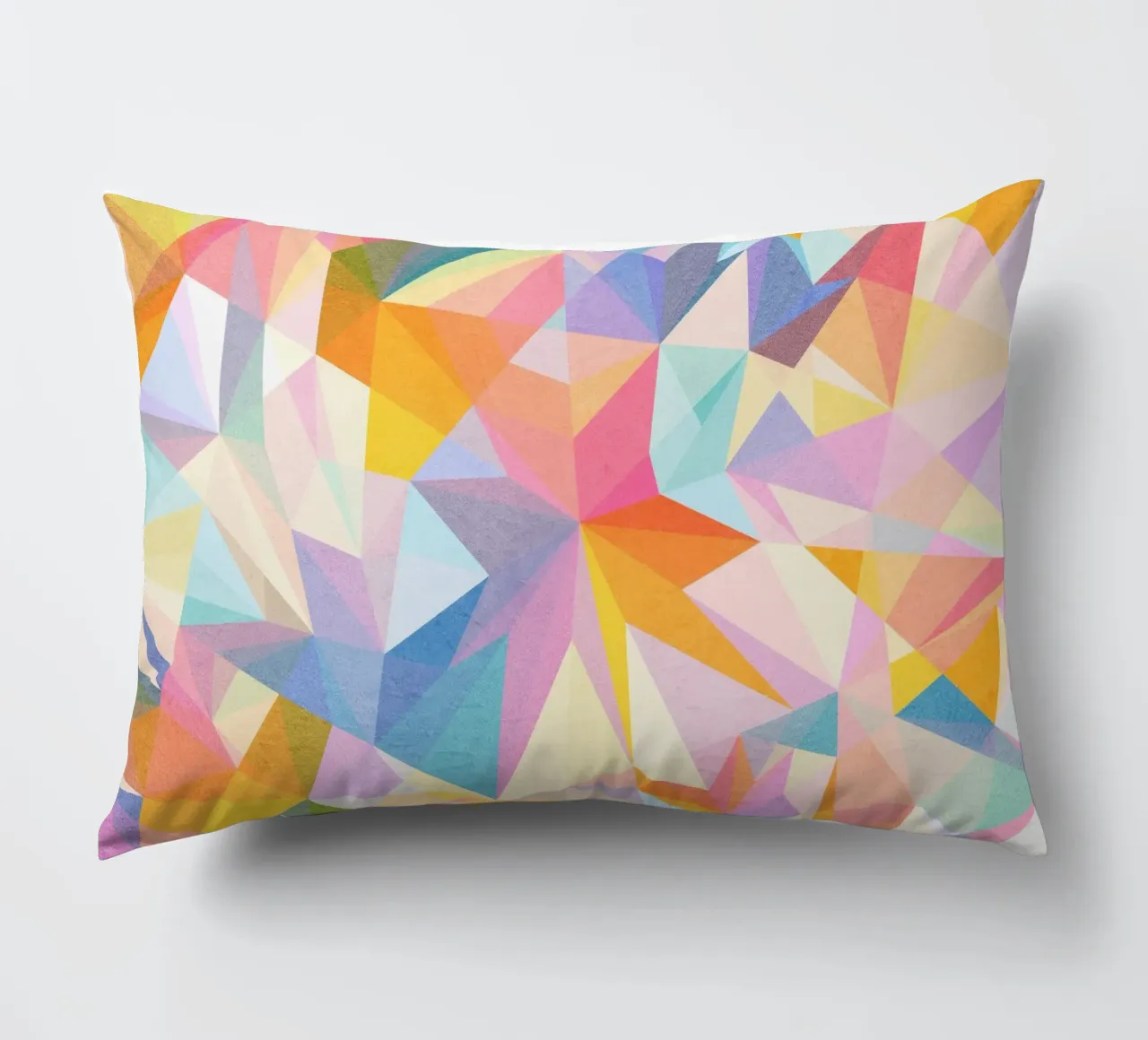 Sogno colorato - Forme astratte e colorate cuscino da lovely lines