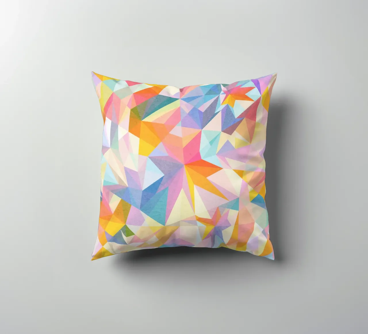 Sogno colorato - Forme astratte e colorate cuscino da lovely lines