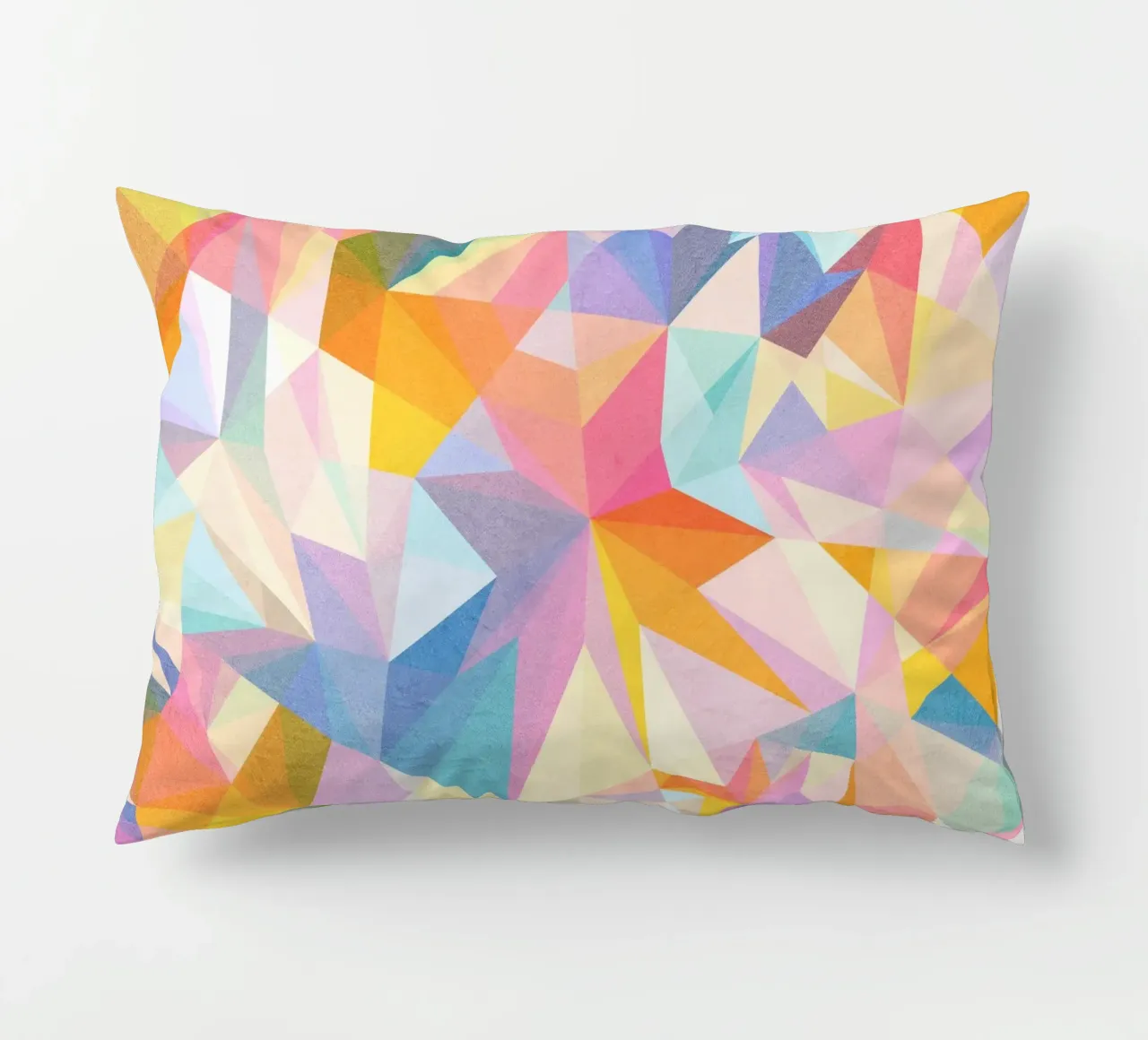Sogno colorato - Forme astratte e colorate cuscino da lovely lines