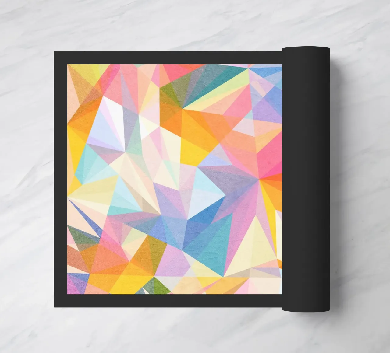 Sogno colorato - Forme astratte e colorate zerbino da lovely lines