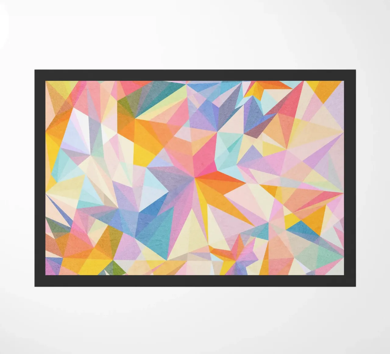 Sogno colorato - Forme astratte e colorate zerbino da lovely lines