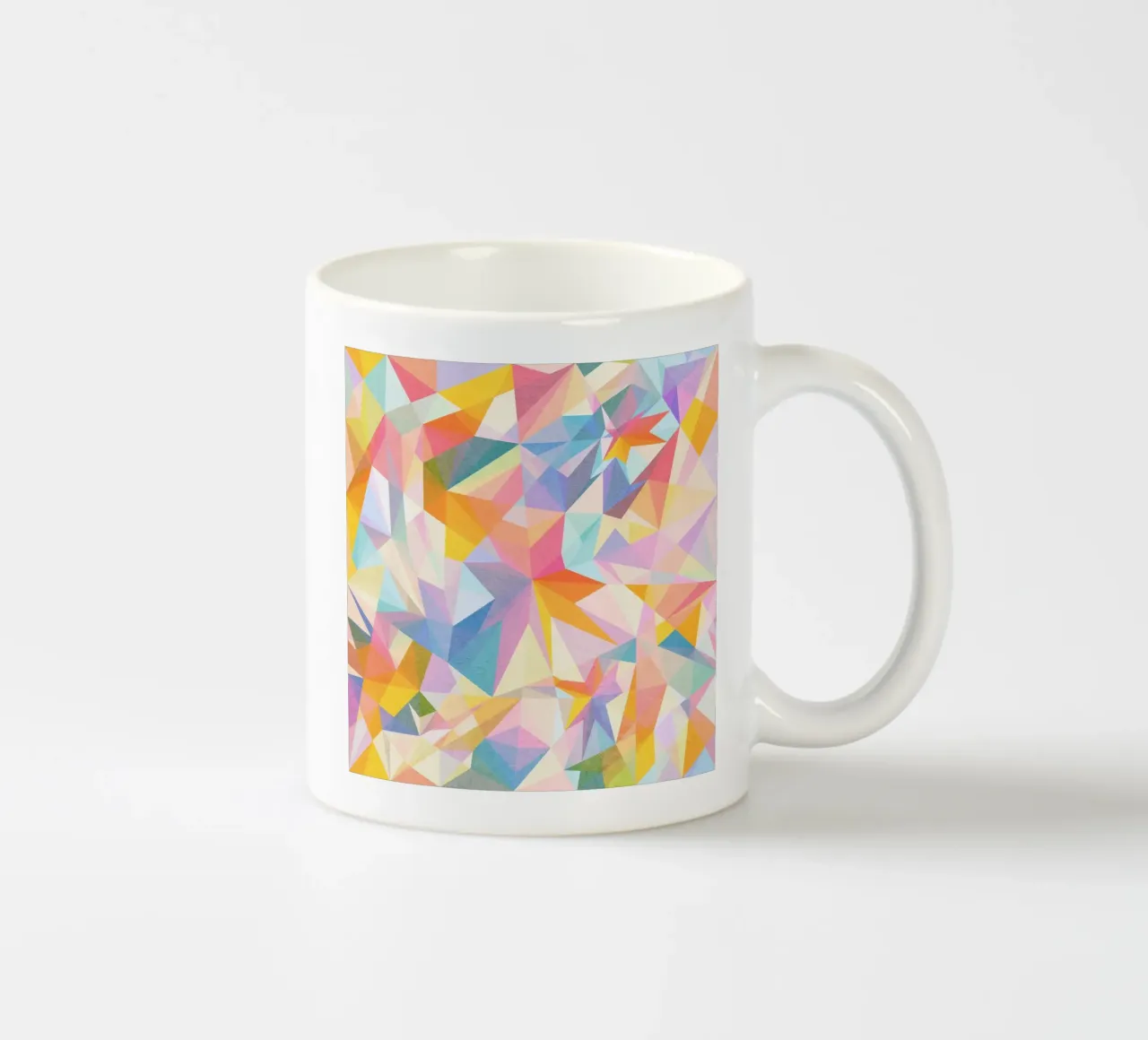Sogno colorato - Forme astratte e colorate tazza in ceramica da lovely lines