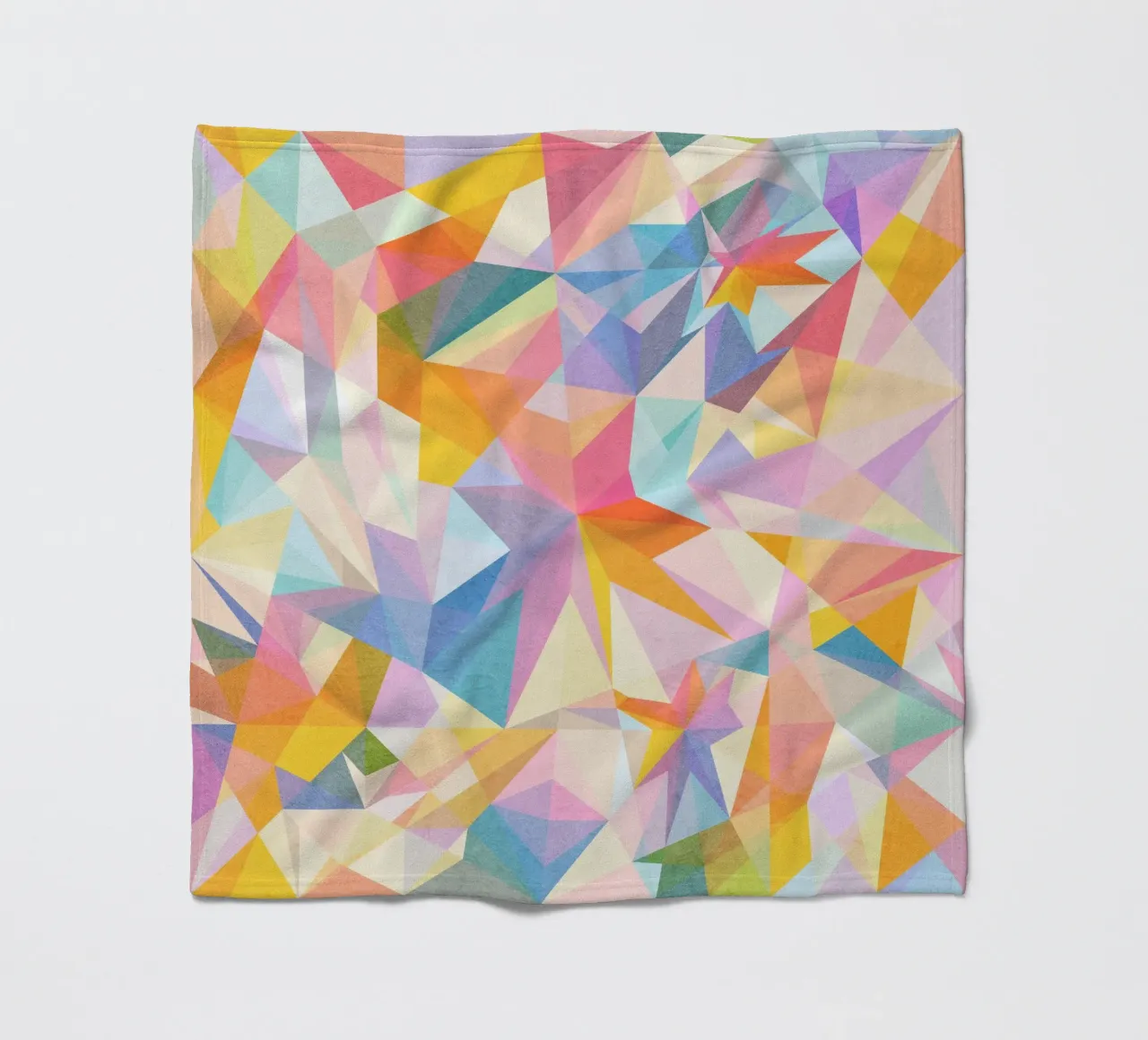 Sogno colorato - Forme astratte e colorate coperta in pile da lovely lines