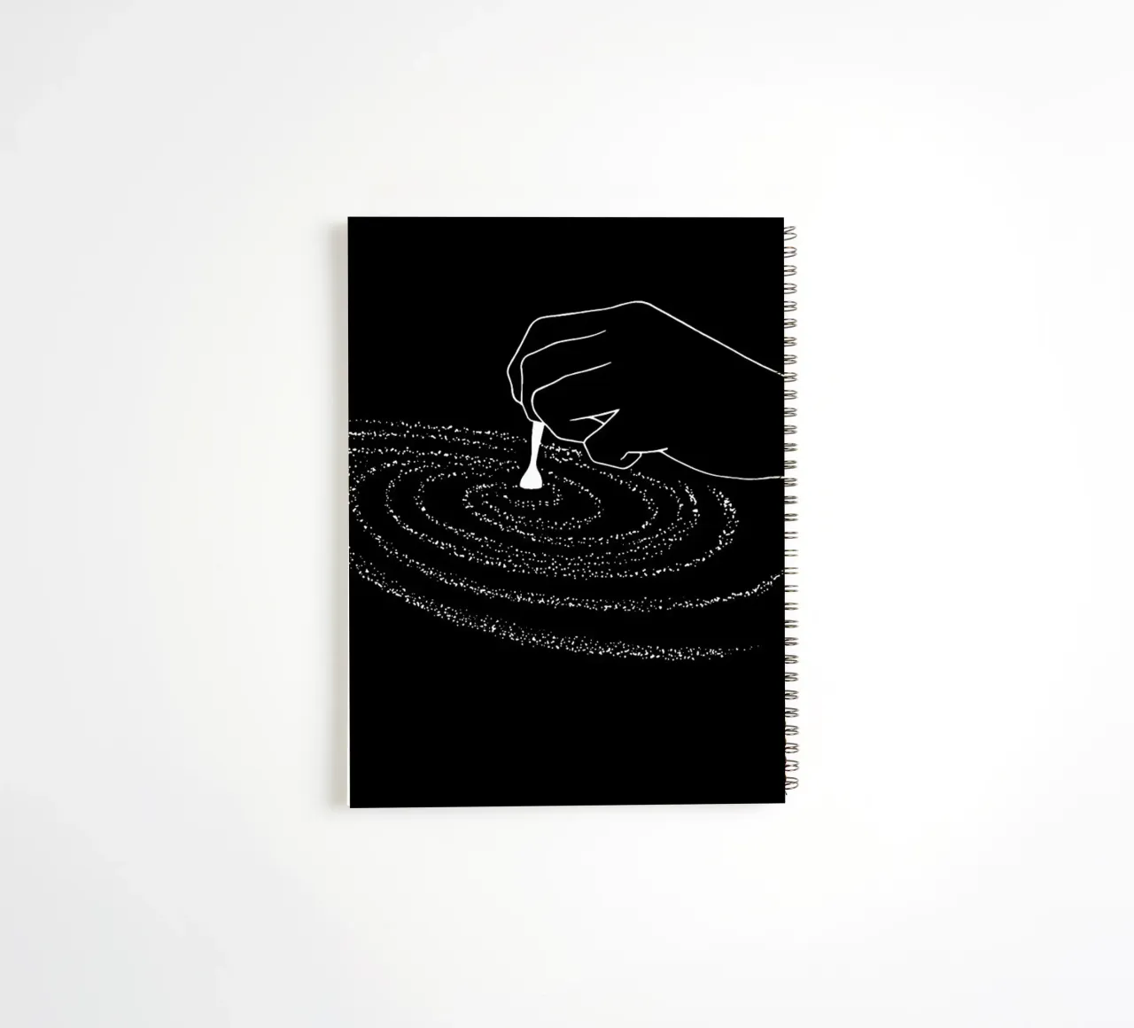 Milky Way spiral notebook by Ninhol