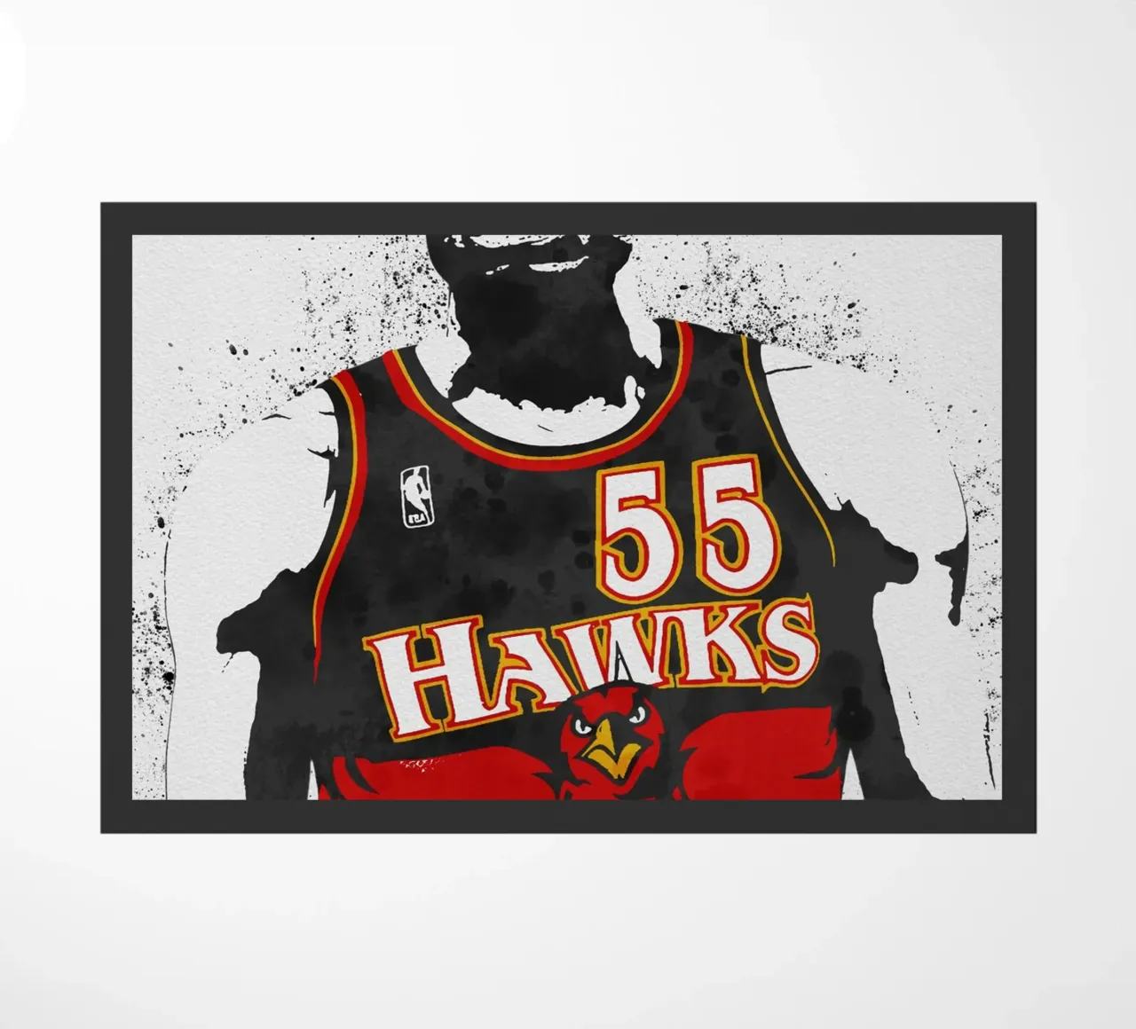 Dikembe Mutombo  Atlanta Hawks zerbino da tenten