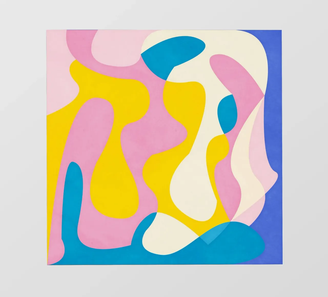 Pink Abstract Waves telo in pvc da lovely lines