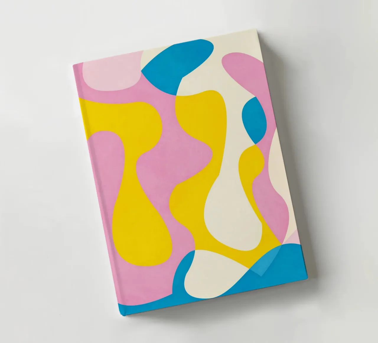 Pink Abstract Waves notebook by lovely lines
