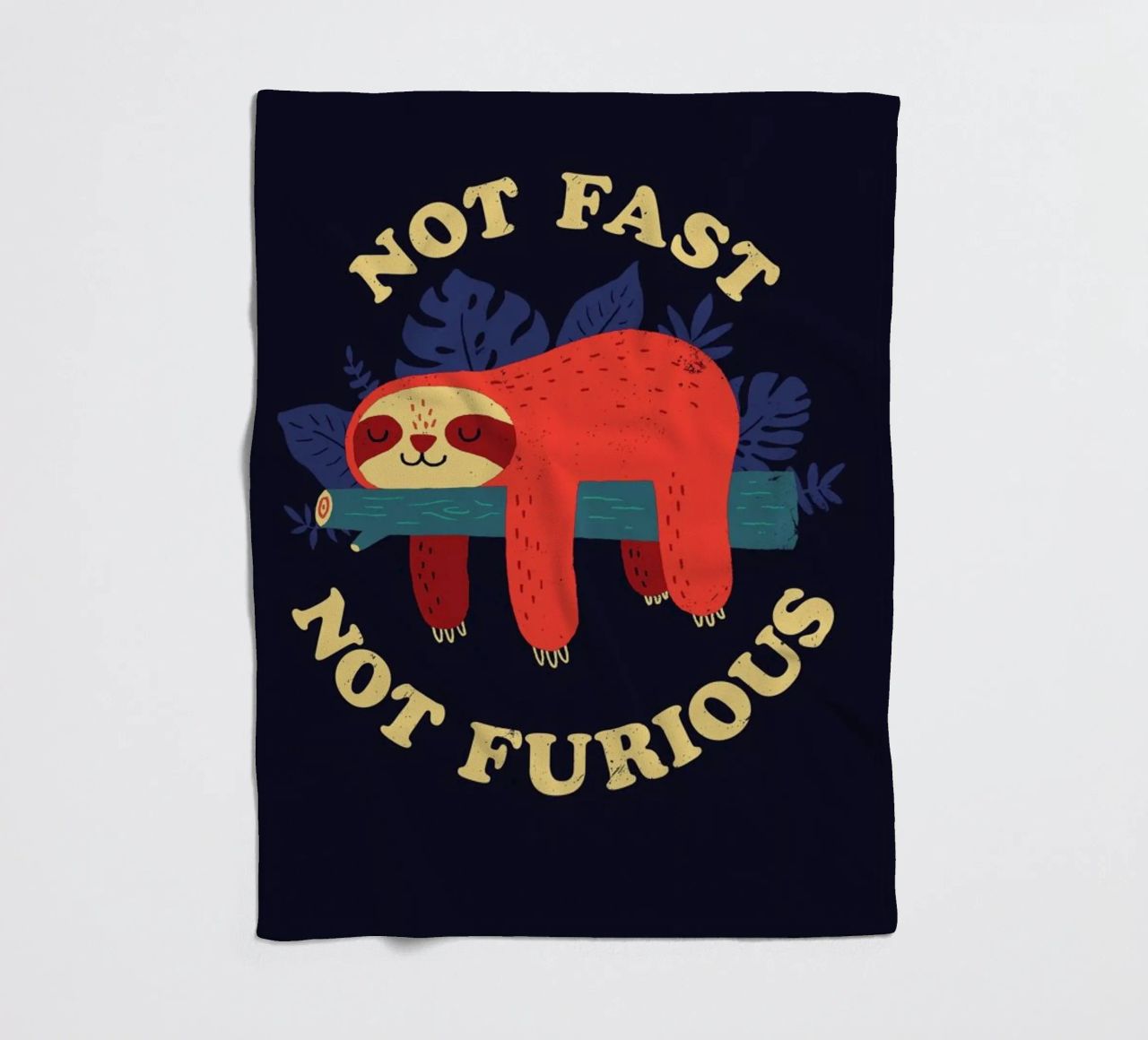 Not Fast, Not Furious fleecedeken van DinoMike