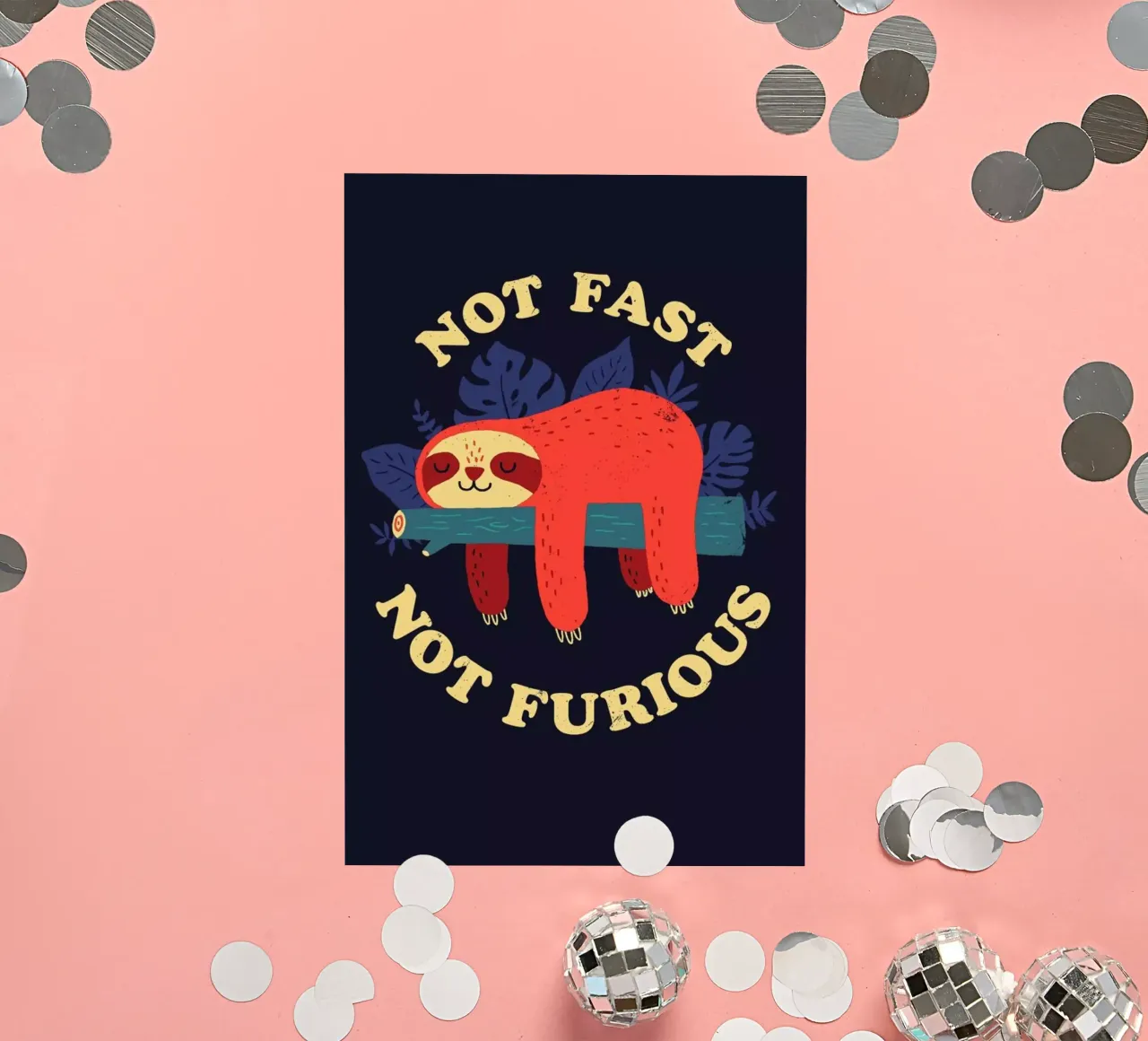 Not Fast, Not Furious adesivo da DinoMike