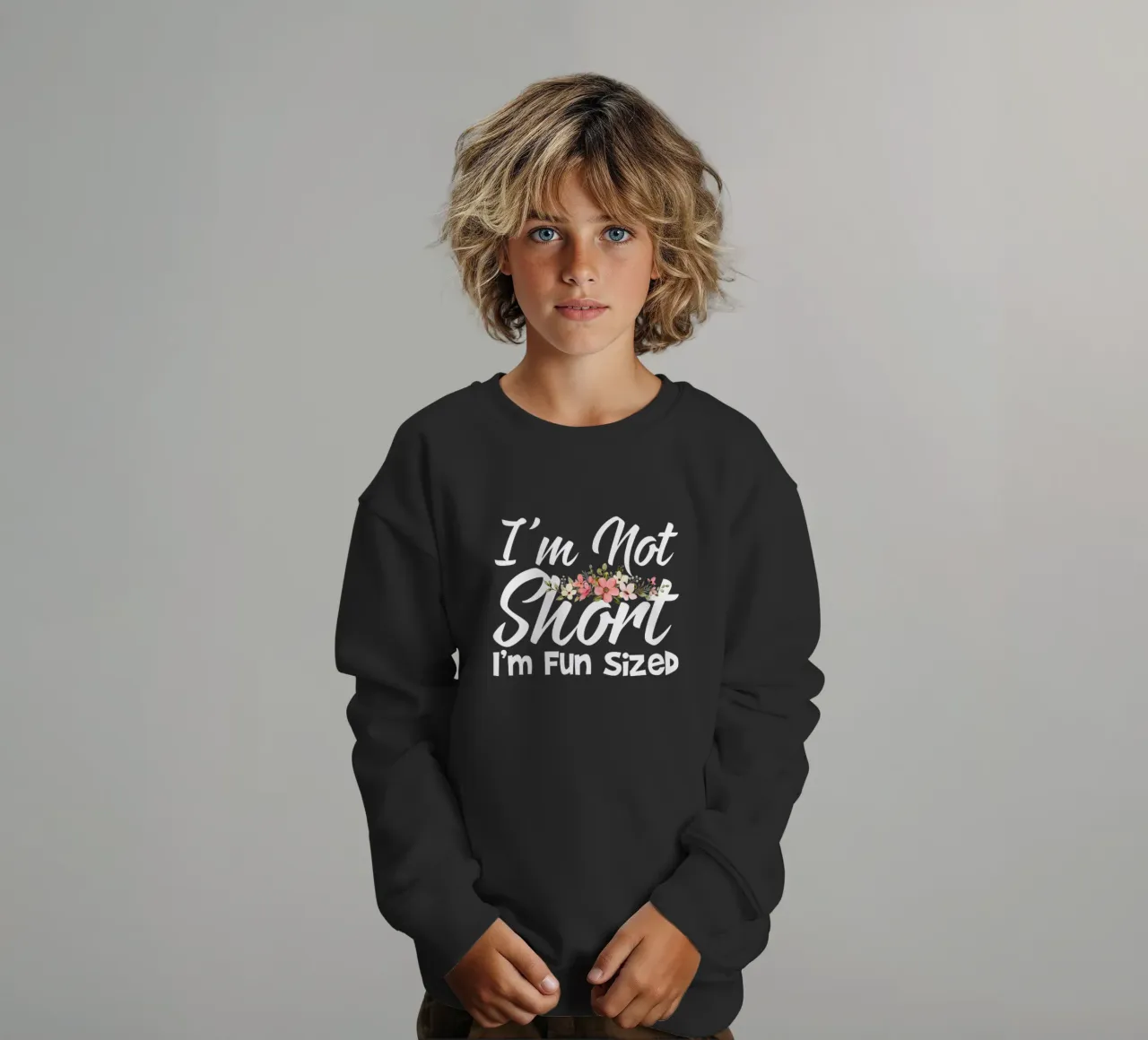 I'm Not Short, I'm Fun Sized felpa bambino da edsonramosart