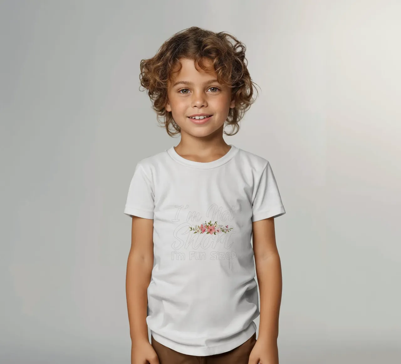 I'm Not Short, I'm Fun Sized t-shirt bambini da edsonramosart