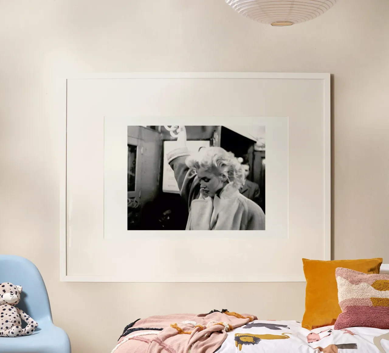 Marilyn Monroe, on subway 1995 New York carta hahnemühle da Gallery Print and Art Limited