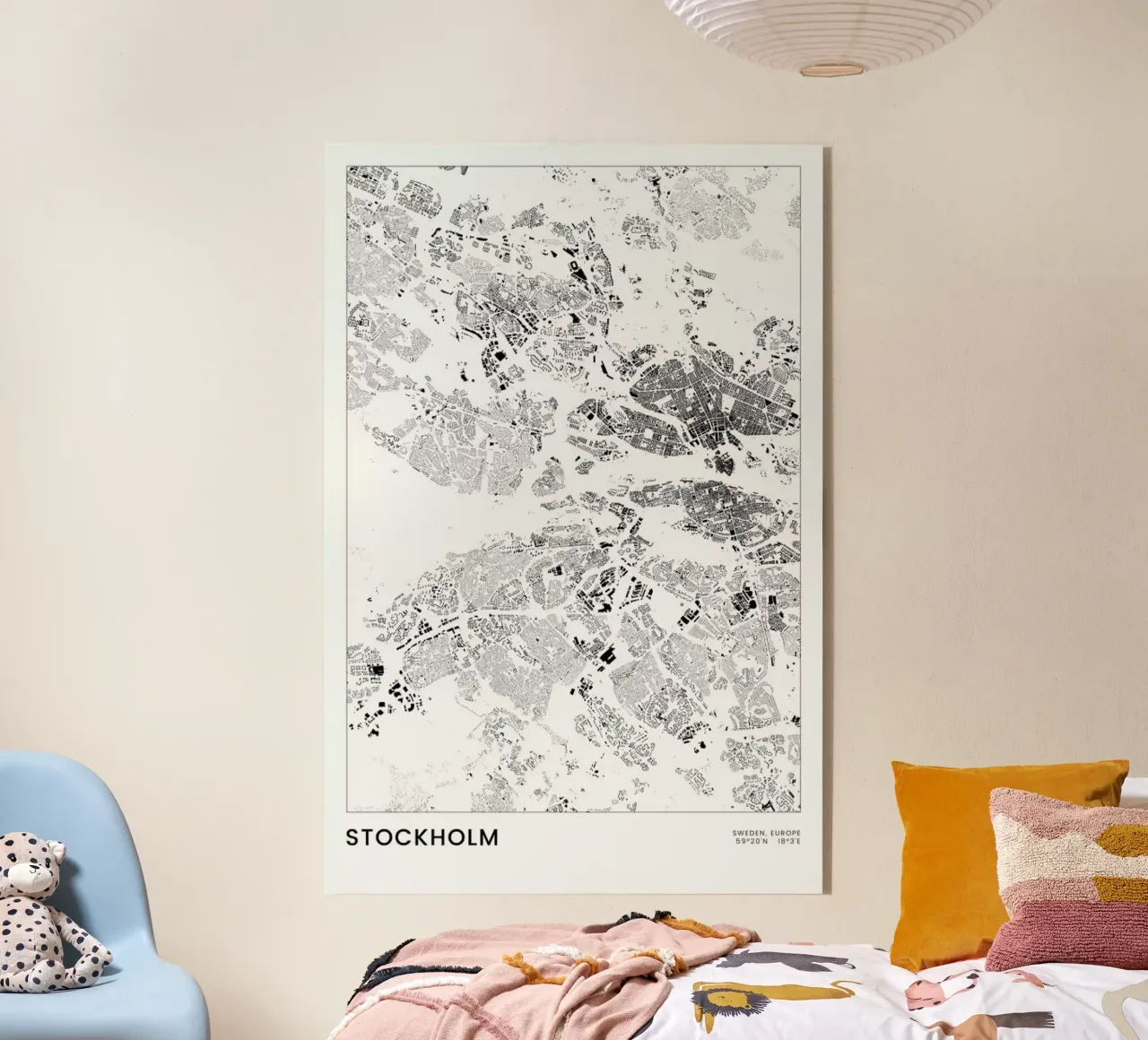 Stockholm plexiglass da The Cartography Collection