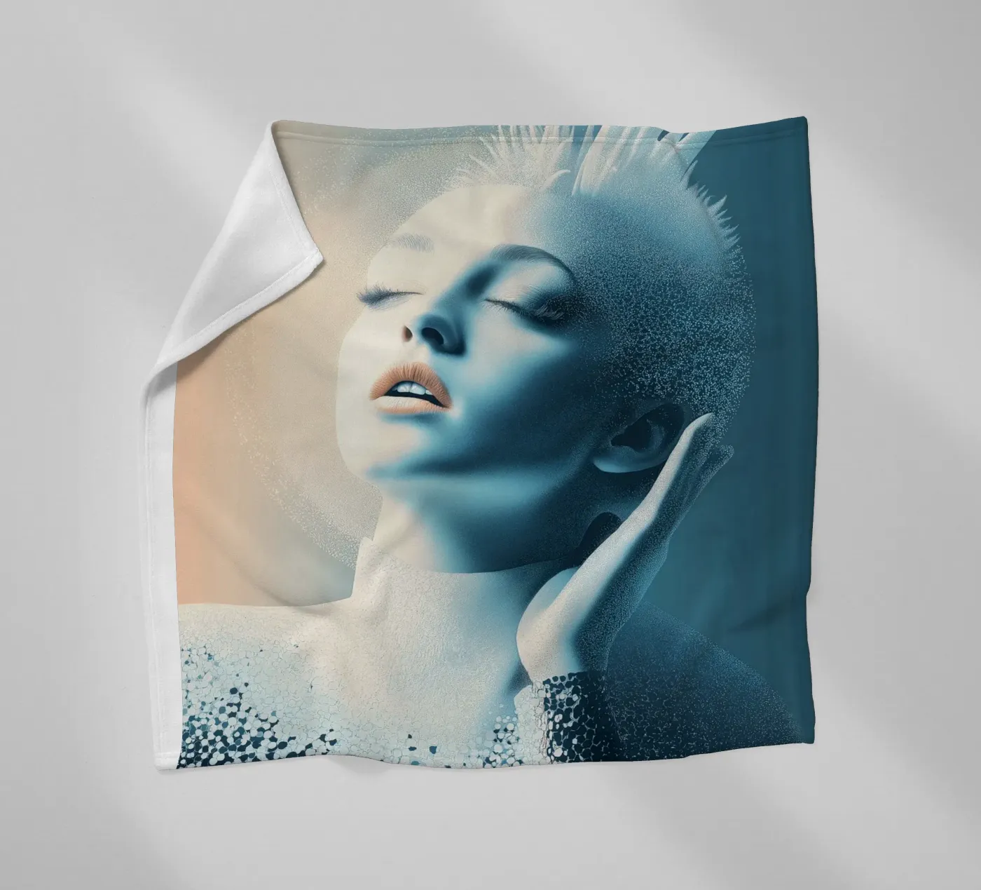 Dark Elegance Fleecedecke von Synthaira