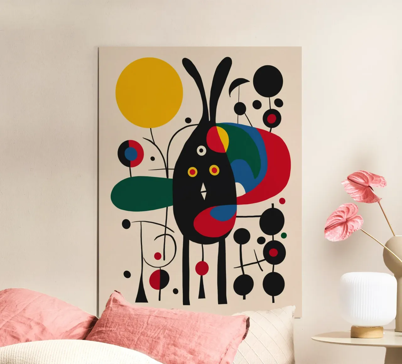 Coniglietto surreale poster con telaio in plastica da Little Dean