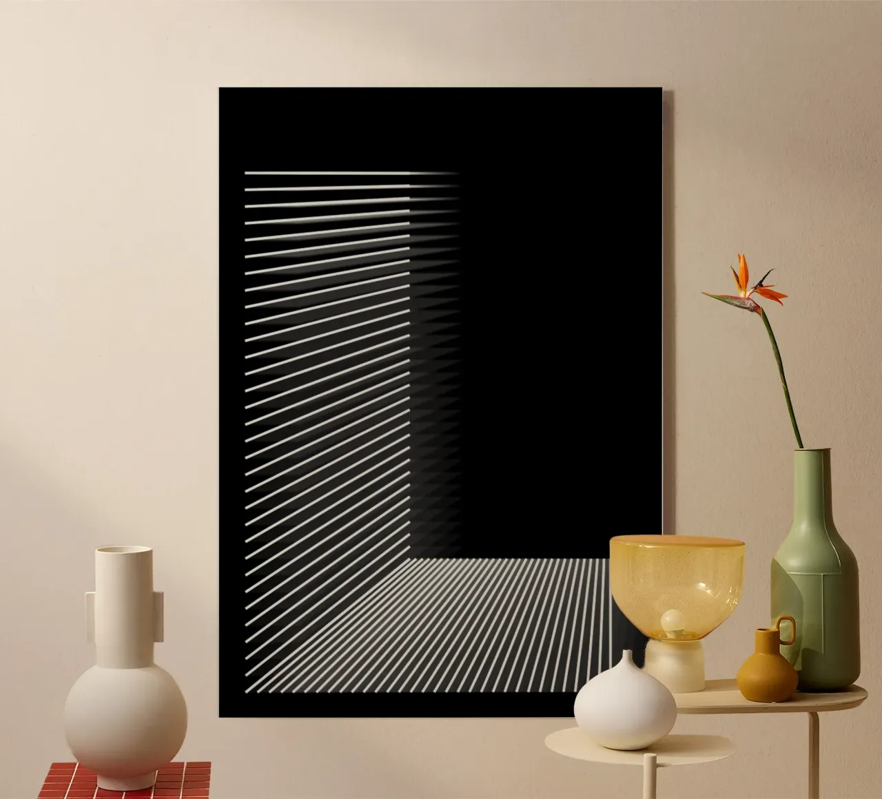 Lettera astratta L plexiglass da Katja Stehle Design