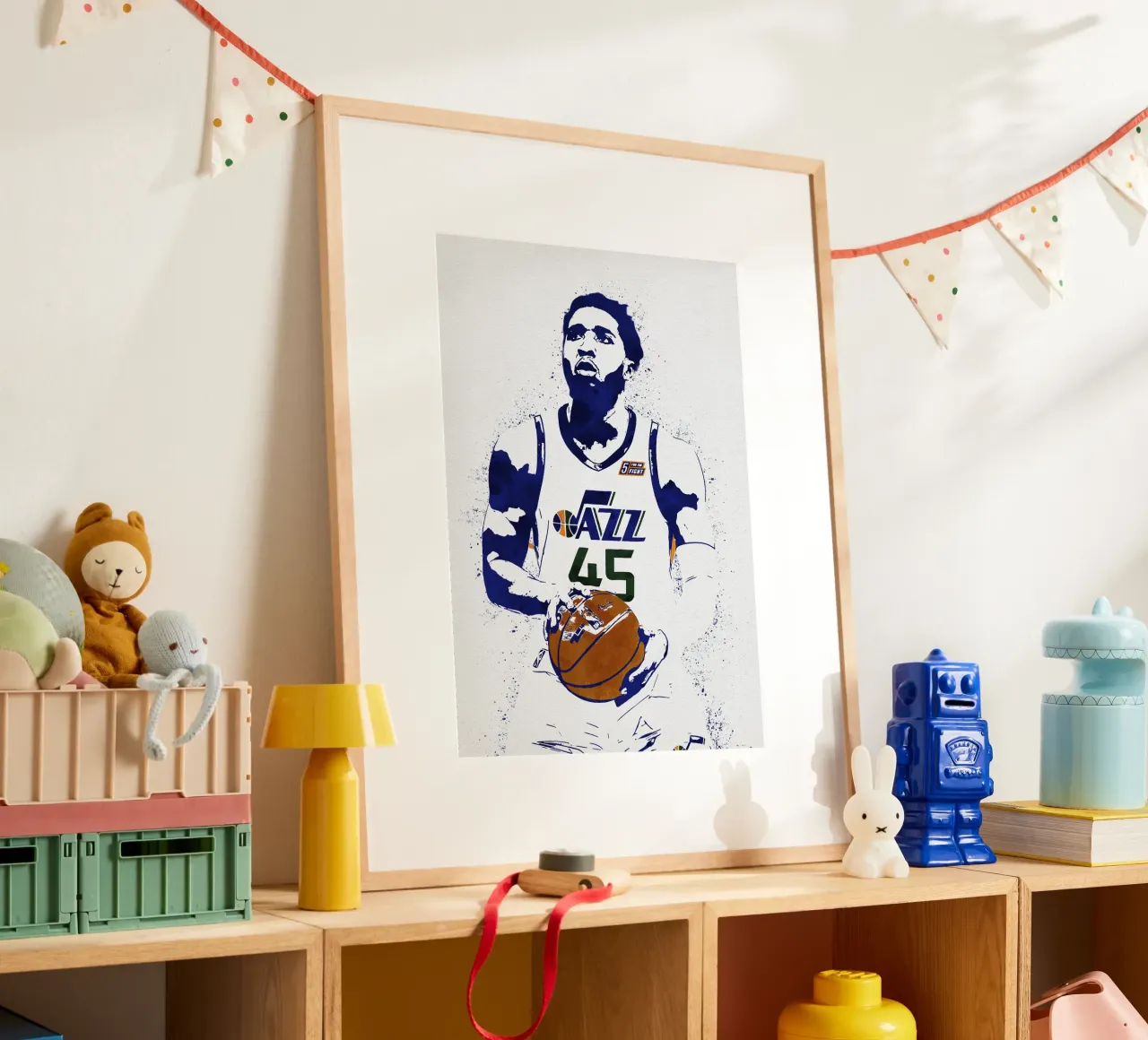 Donovan Mitchell Utah Jazz carta hahnemühle da tenten