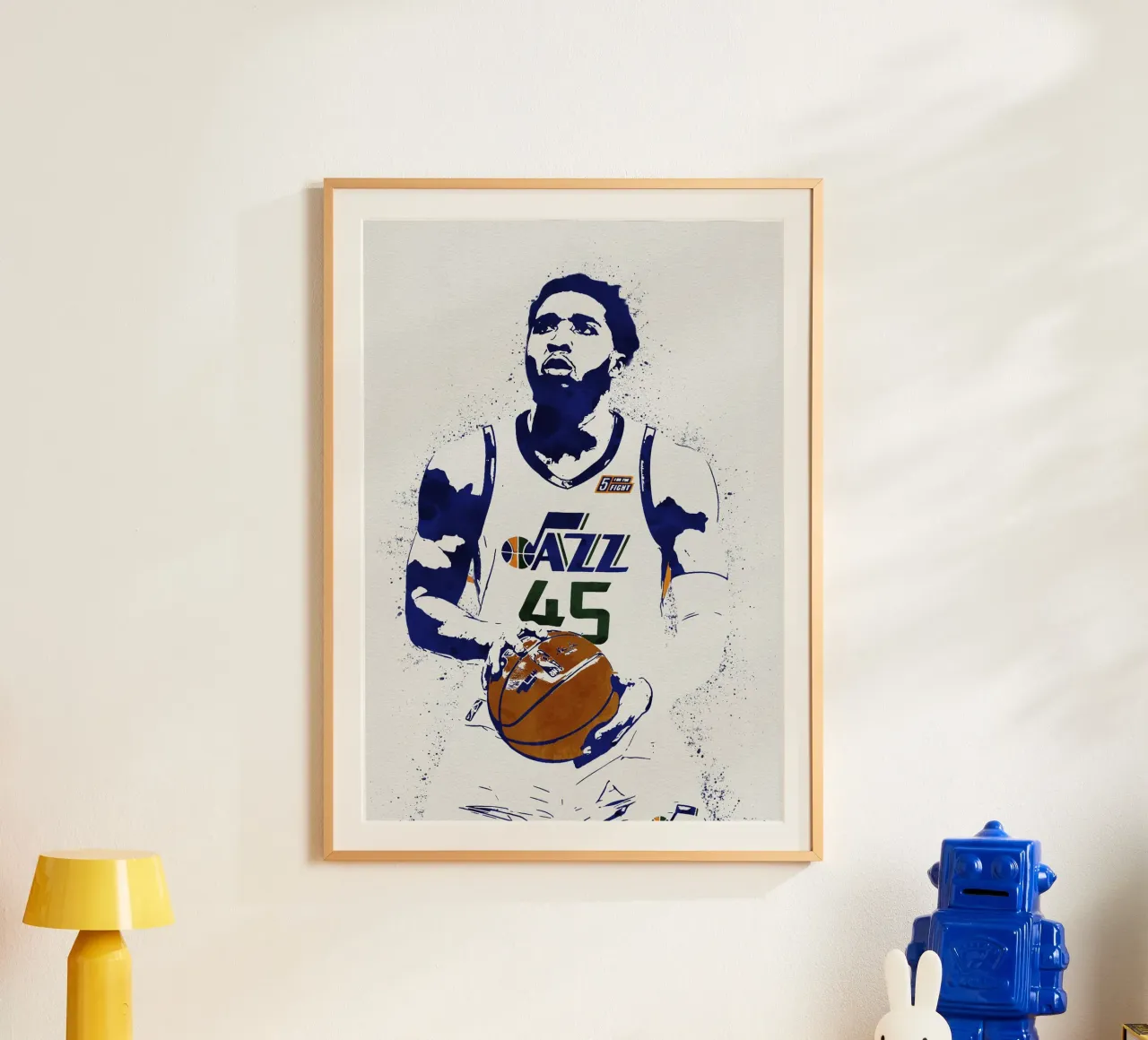 Donovan Mitchell Utah Jazz carta hahnemühle da tenten
