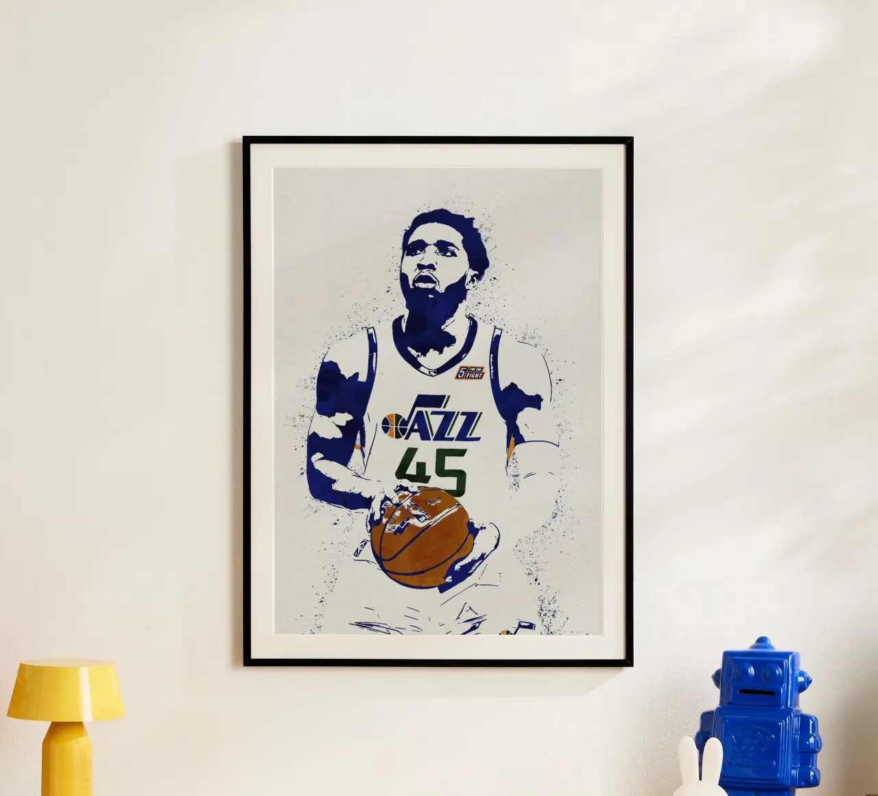 Donovan Mitchell Utah Jazz carta hahnemühle da tenten