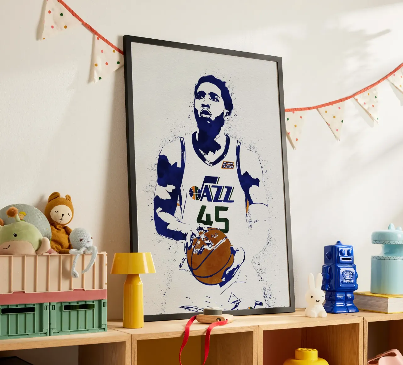 Donovan Mitchell Utah Jazz carta hahnemühle da tenten