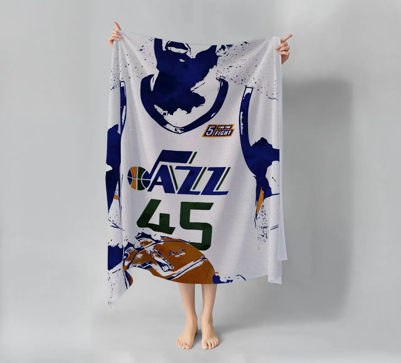 Donovan Mitchell Utah Jazz telo mare da tenten