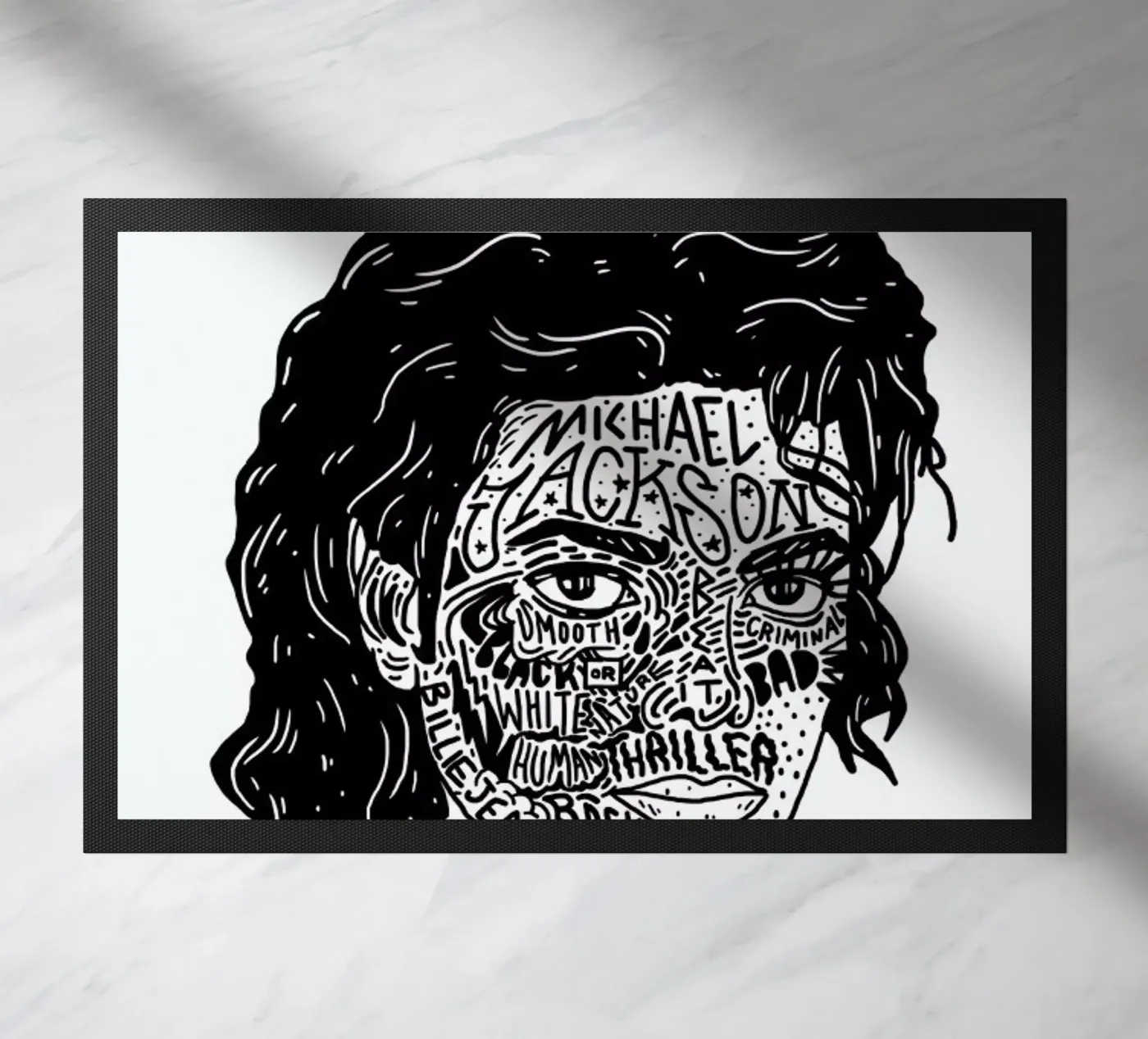 Mikey doormat by Nick Cocozza