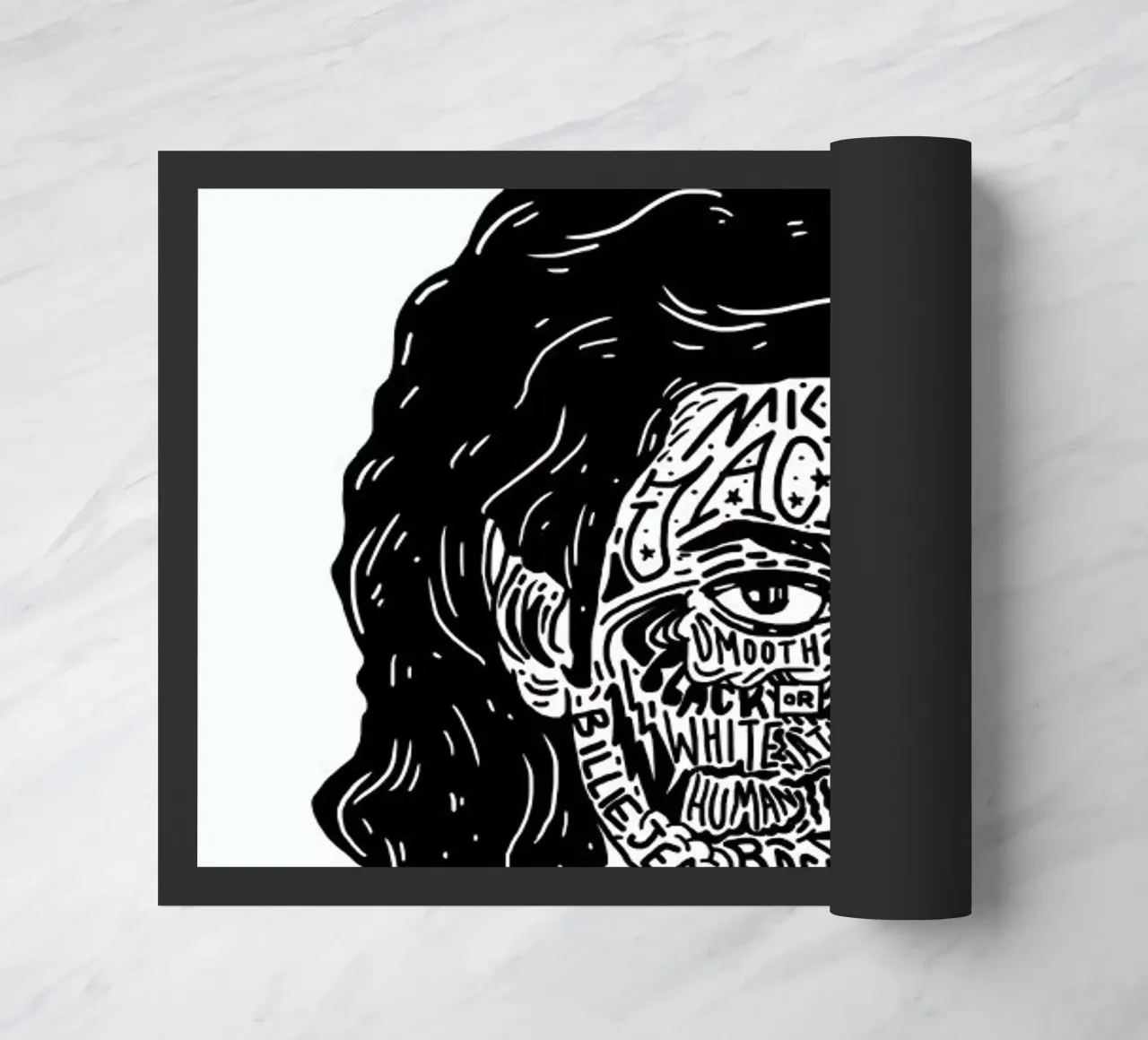 Mikey Fußmatte von Nick Cocozza