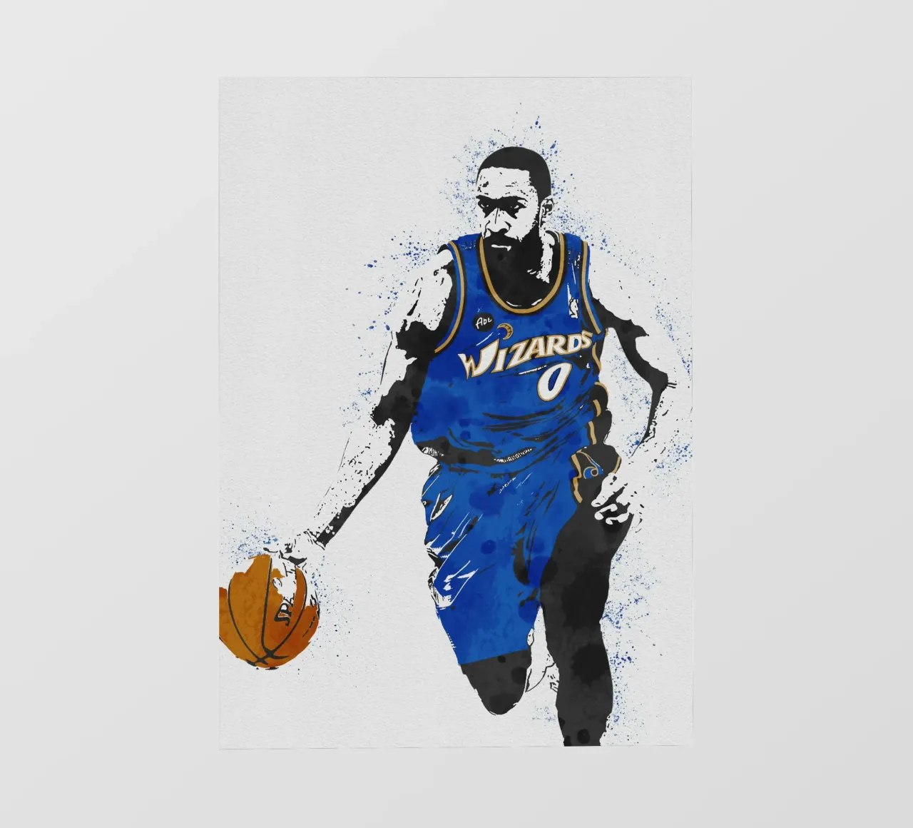Gilbert Arenas Washington Wizards telo in pvc da tenten