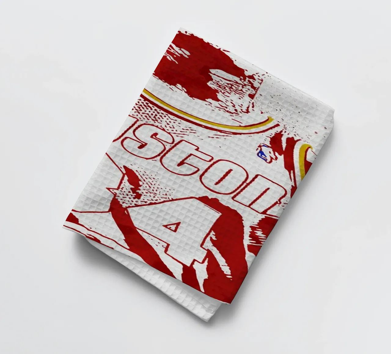 Hakeem Olajuwon Houston Rockets tea towel by tenten