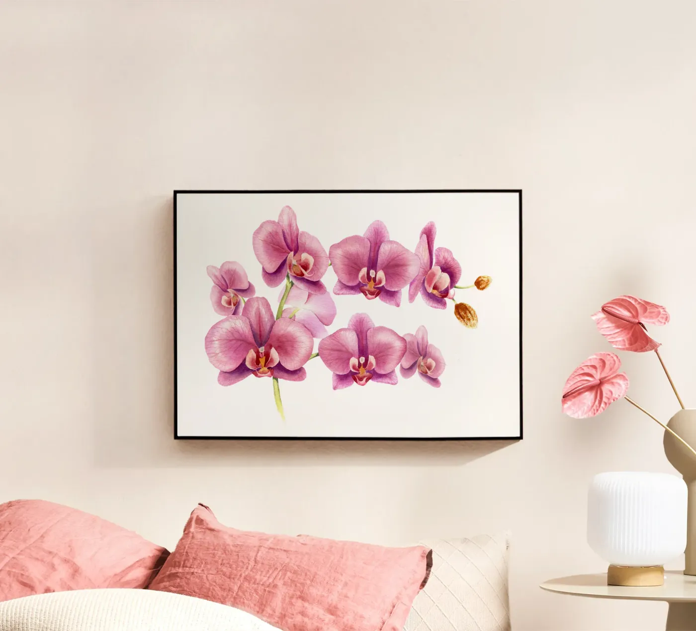 Orchideen Acryl-Glas von youdesignme