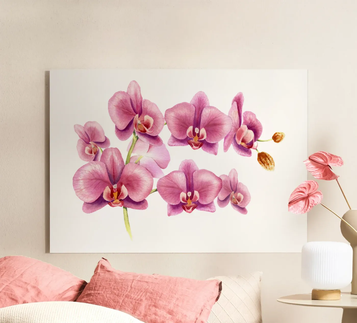 Orchideen Acryl-Glas von youdesignme