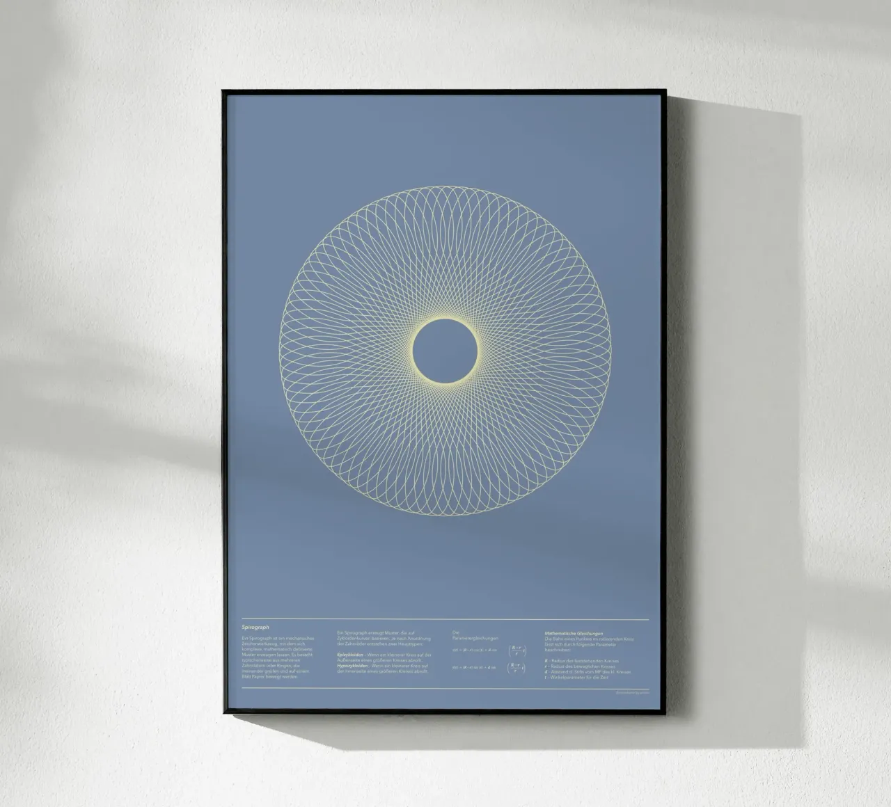 Spirograph Series – A06 Acryl-Glas von zimmerkunst