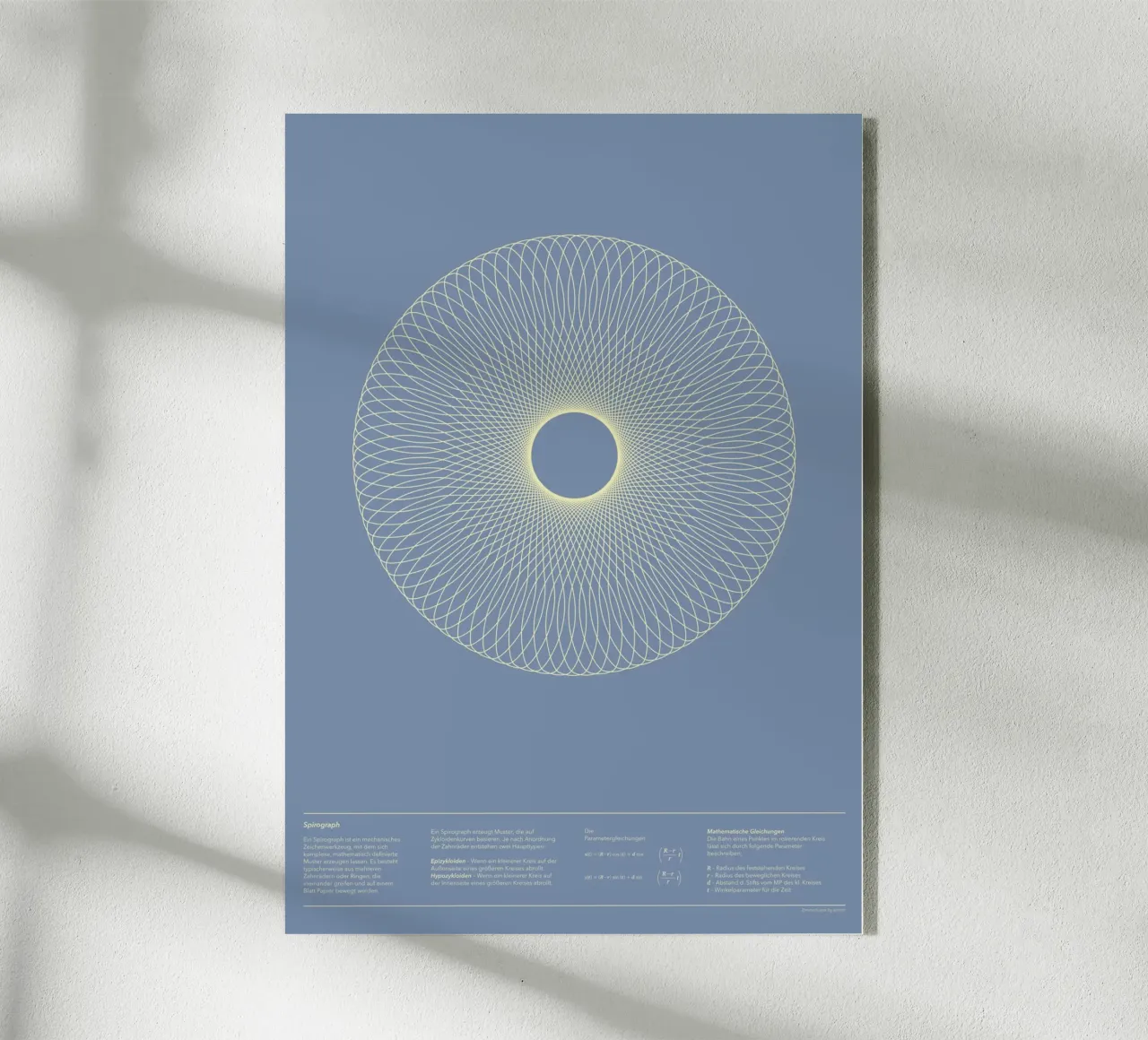 Spirograph Series – A06 acrylic glass by zimmerkunst