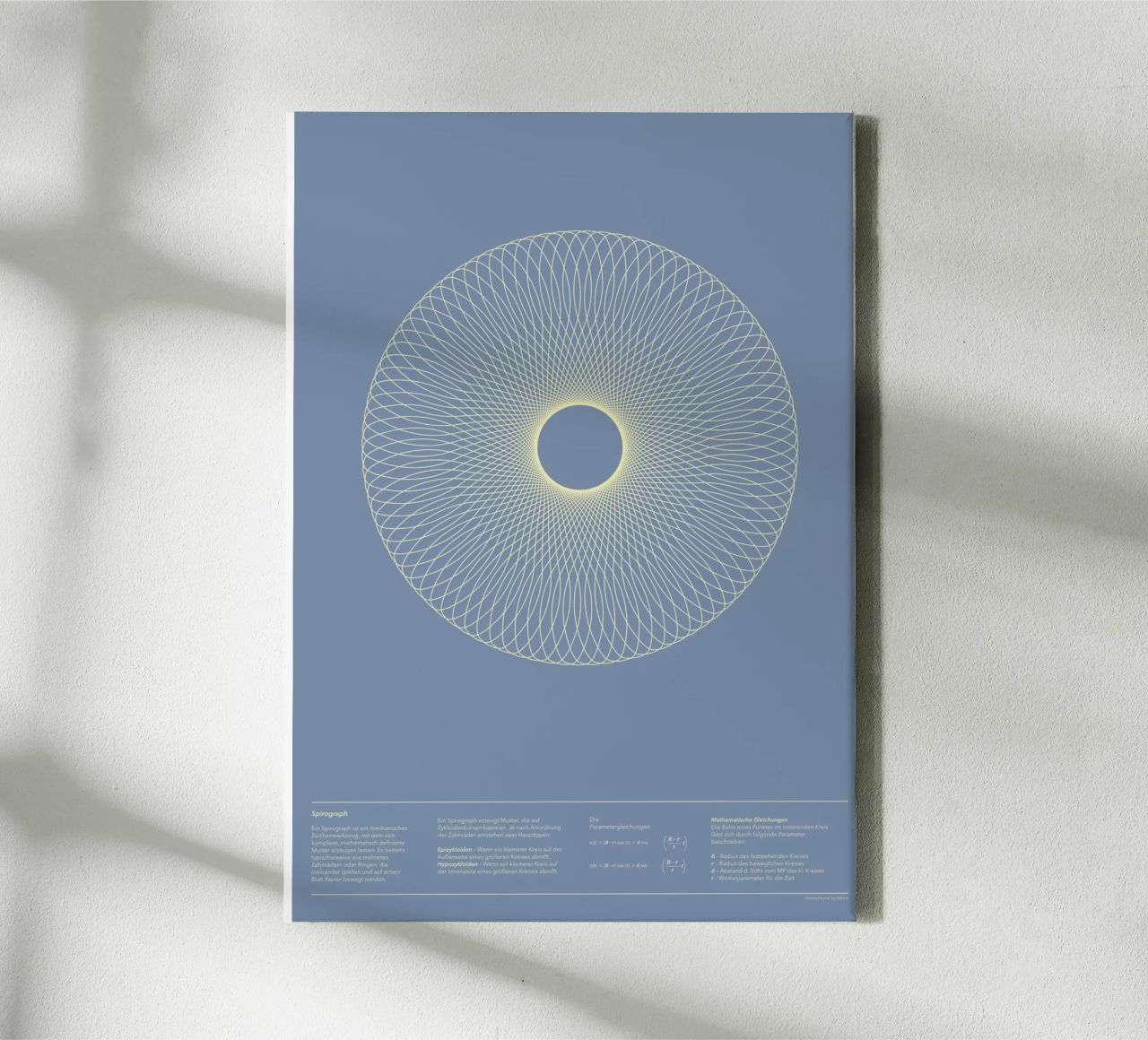 Spirograph Series – A06 canvas by zimmerkunst