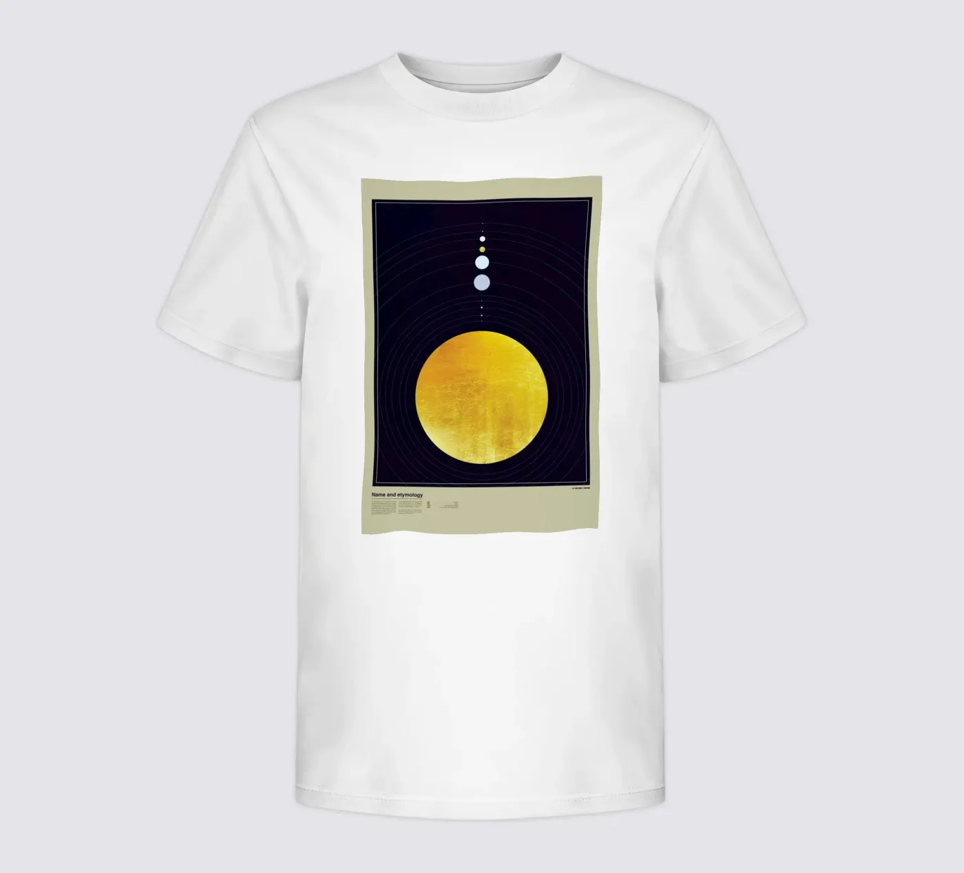 Solar system t-shirt bambini da LeDieg