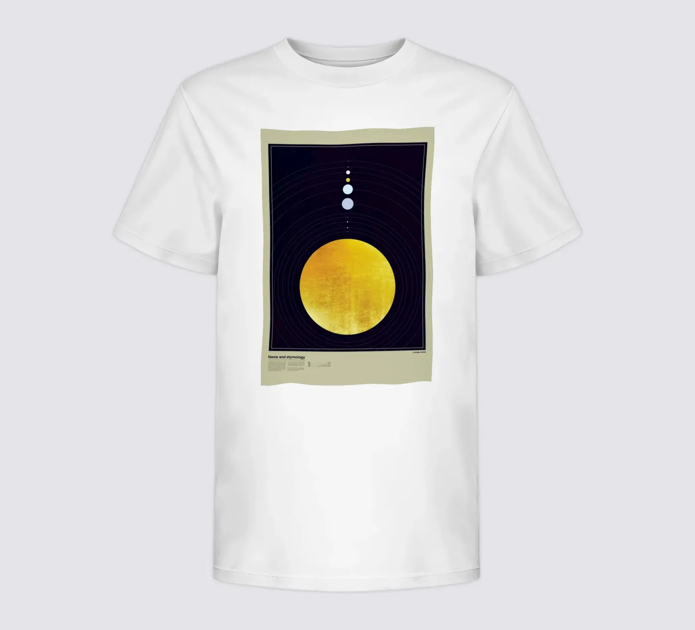 Solar system t-shirt bambini da LeDieg