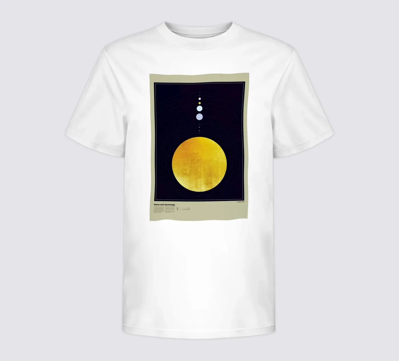 Solar system t-shirt bambini da LeDieg