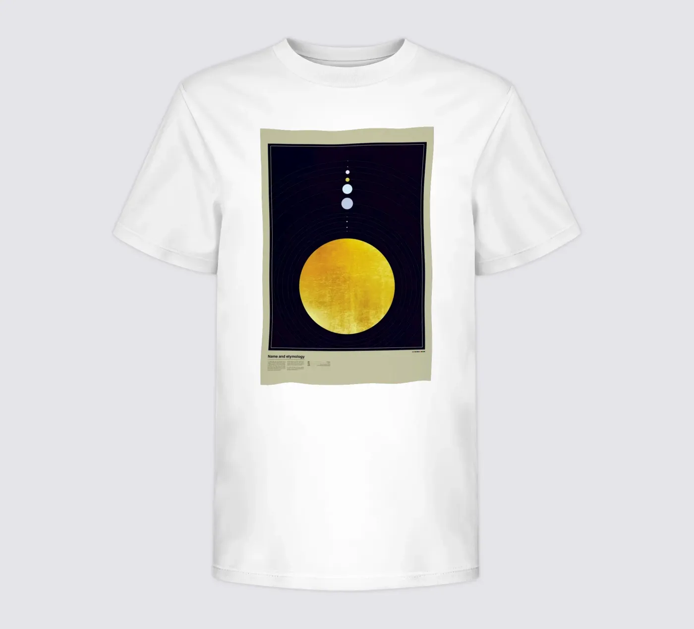 Solar system t-shirt bambini da LeDieg