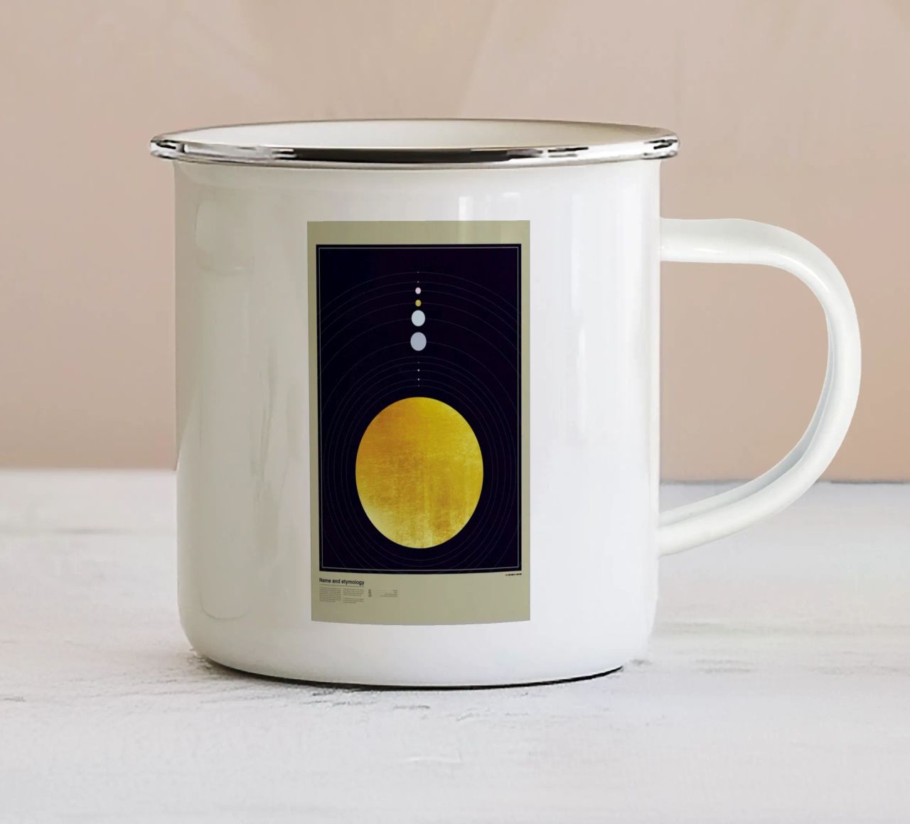 Solar system tazza in smalto da LeDieg