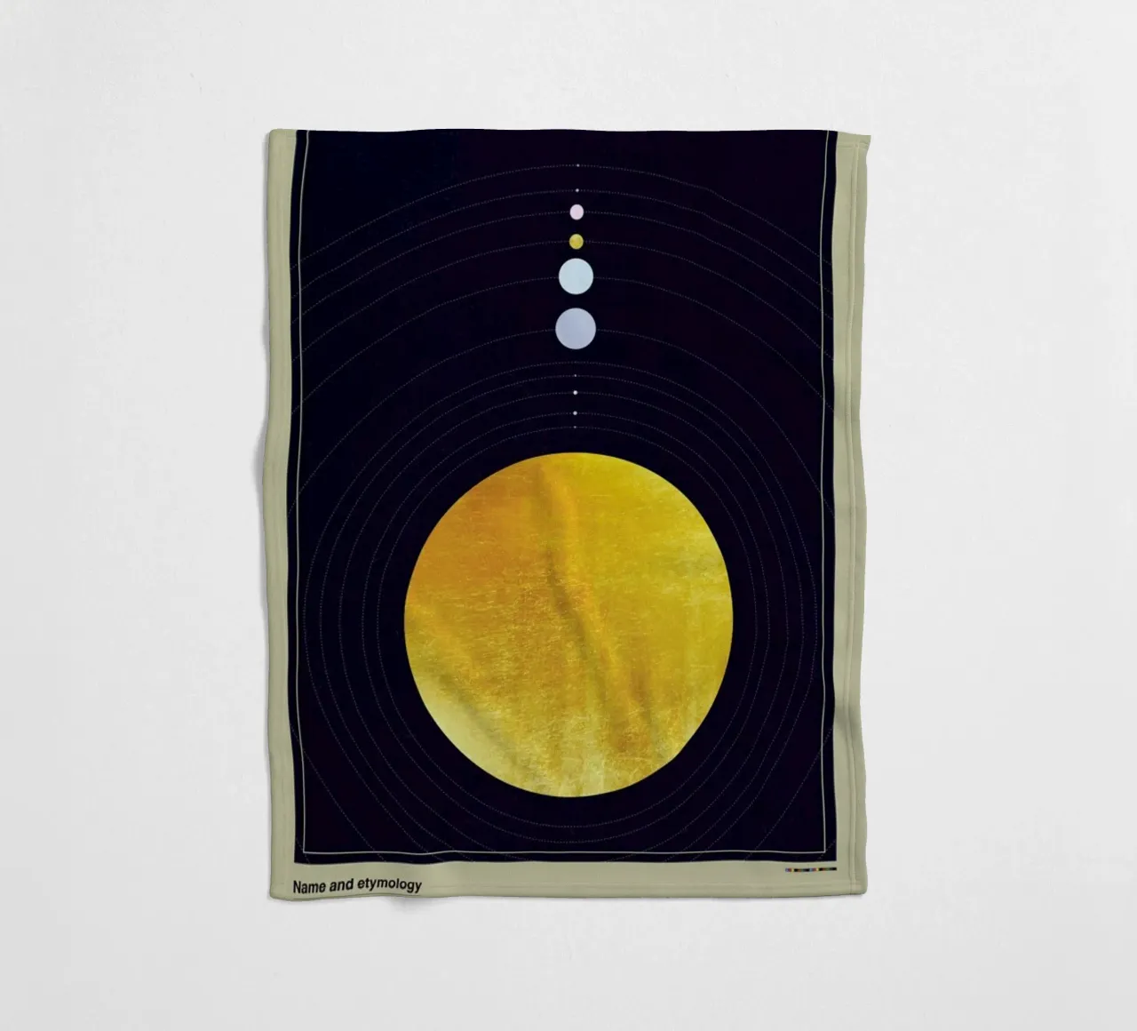 Solar system Fleecedecke von LeDieg