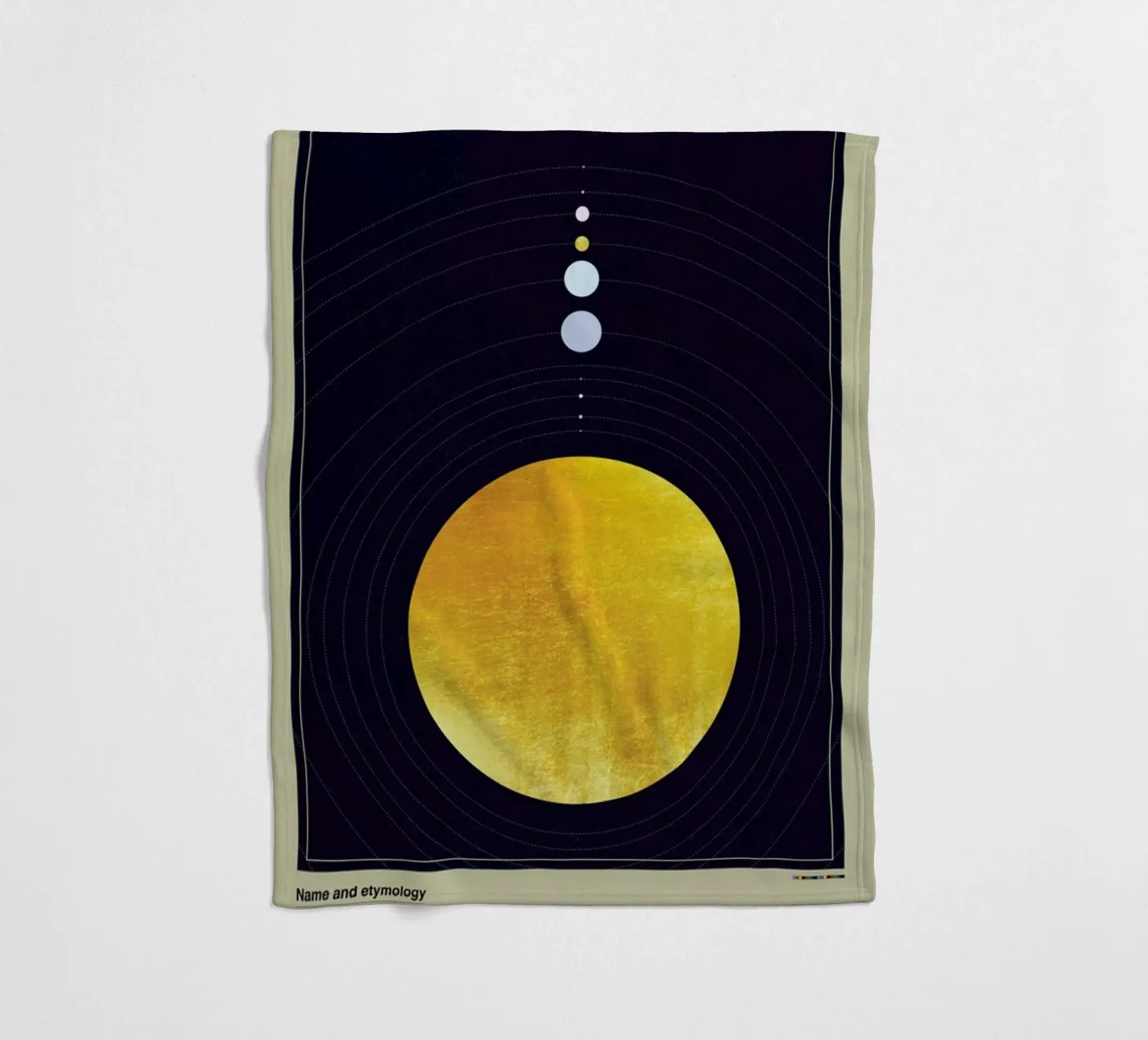 Solar system fleecedeken van LeDieg